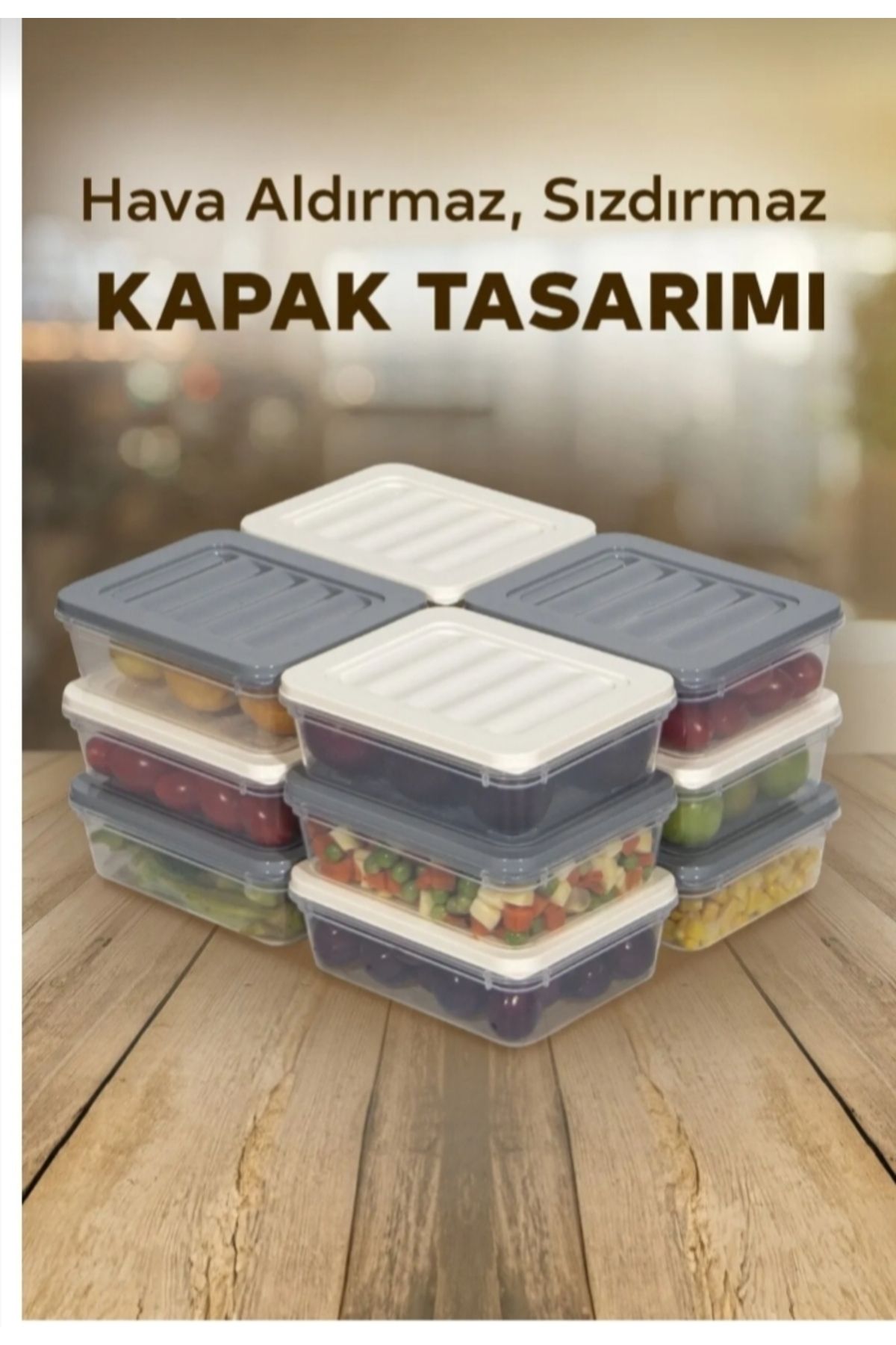 VİZYON-Picnic Storage Container Refrigerator Organizer Icebox Organizer Storage Container 2