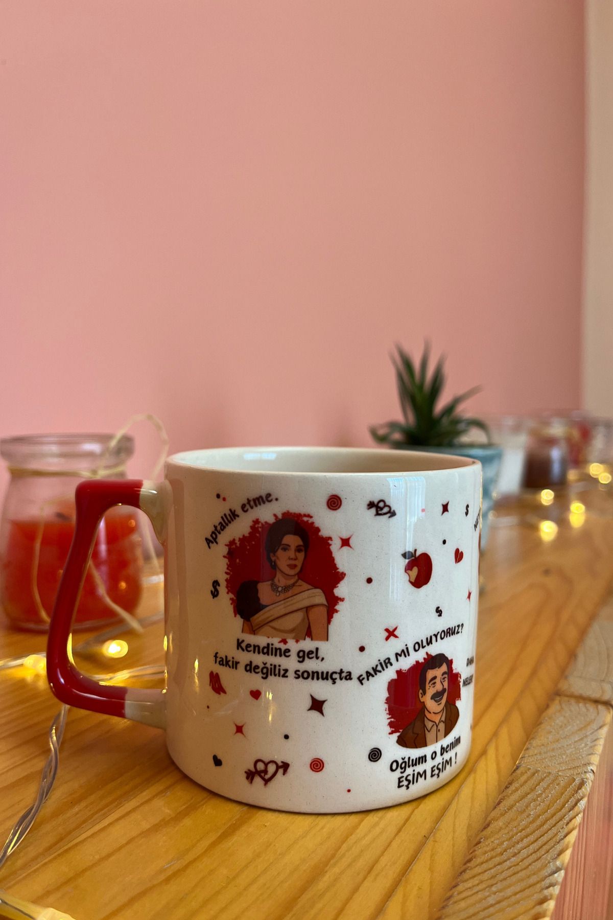 giftland giftstore more Aşk-ı Mümkün Desenli Kupa Fanlara Özel