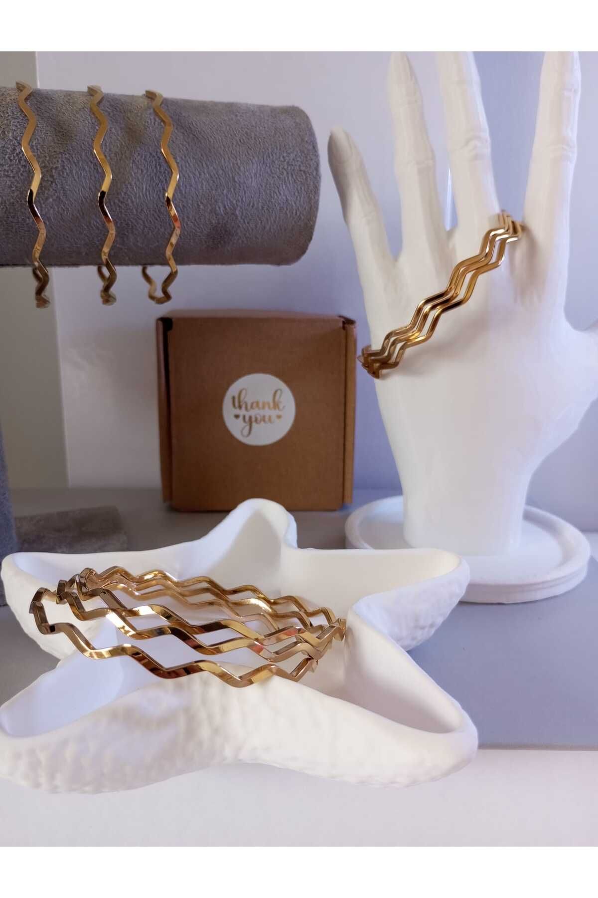 sessjewelry Ajda Bilezik 3 'lü