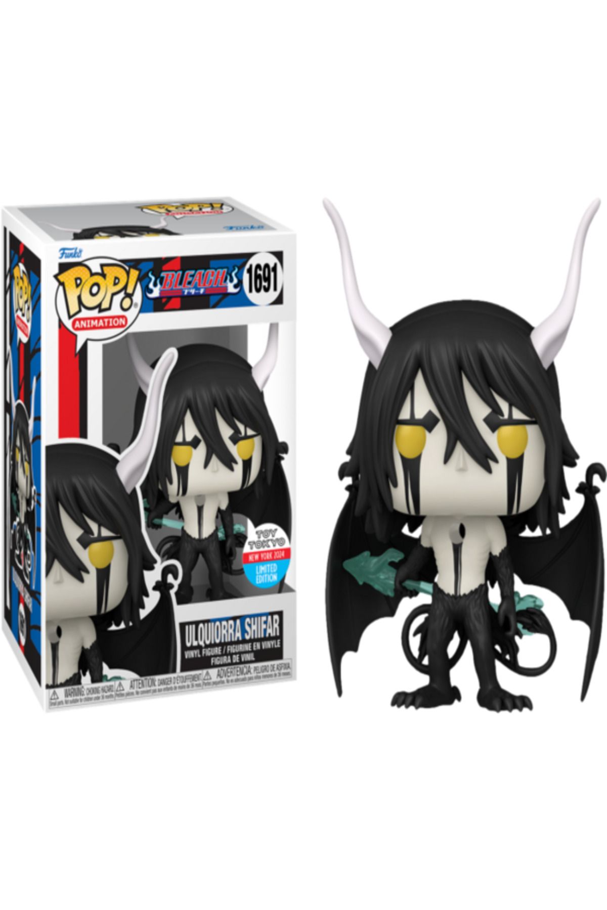 فیگور سفید کننده ULQUIORRA SHIFAR POP! شکل وینیل کنوانسیون پاییز 2024 منحصر به فرد Funko
