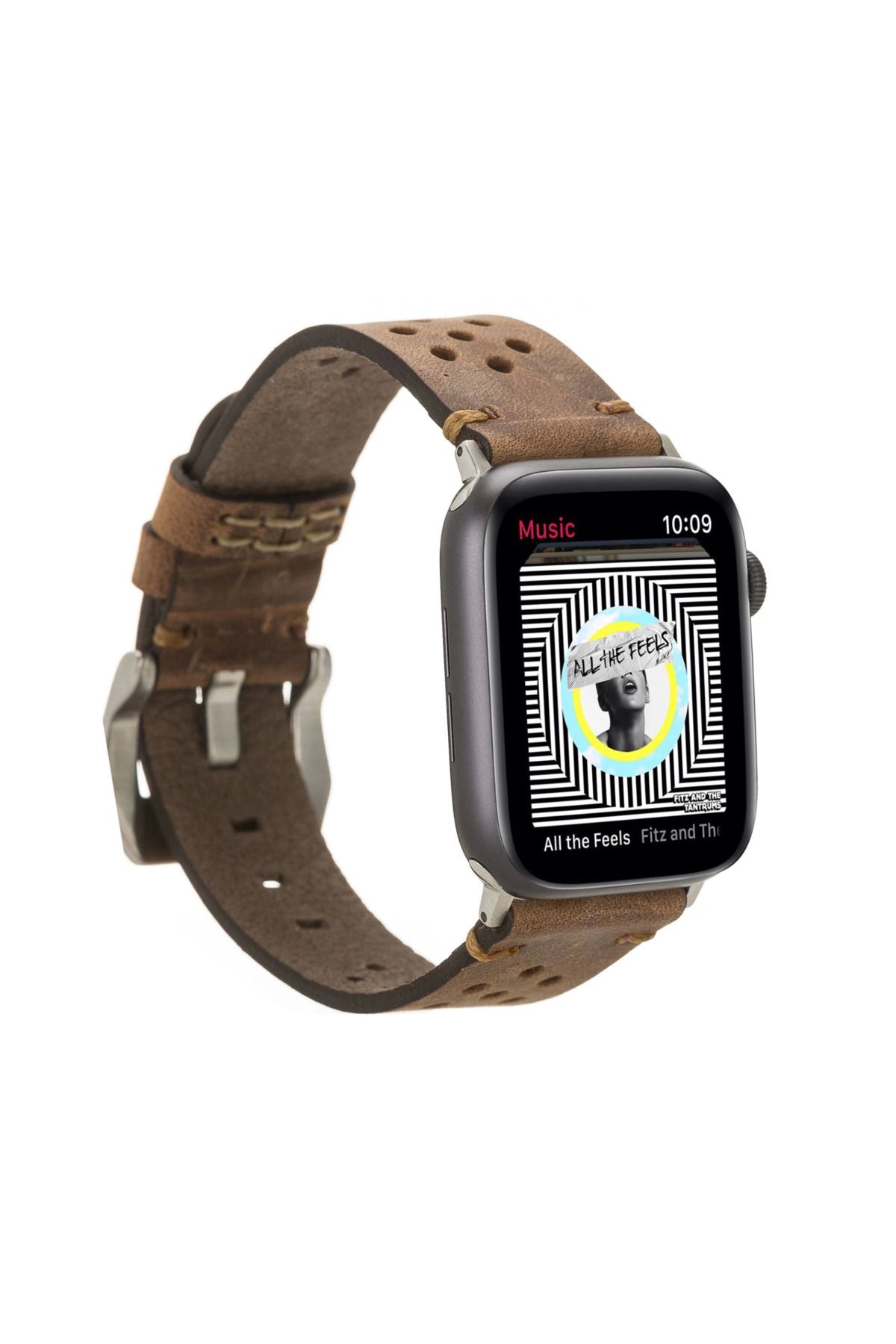 MT29 GİYİM Watch Uyumlu Deri Kordon Vigo 42-44-45mm G2 Kahve