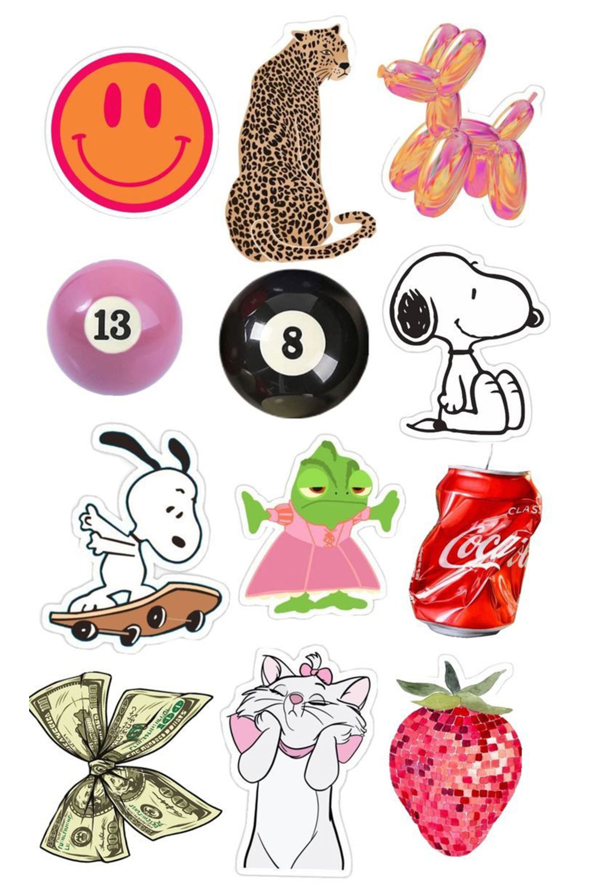 BK Design Y2K Sticker Telefon Laptop Notebook Tablet Defter Matara Stiker Etiket ST1727