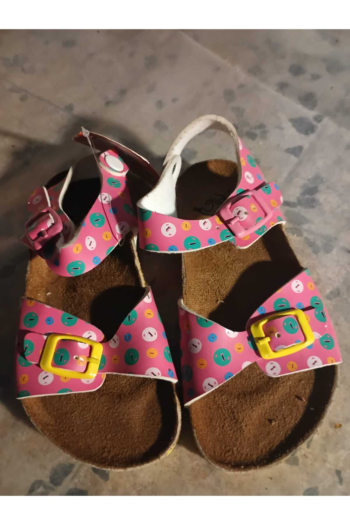 Gigi pembe kız çocuk sandalet kaliteli
