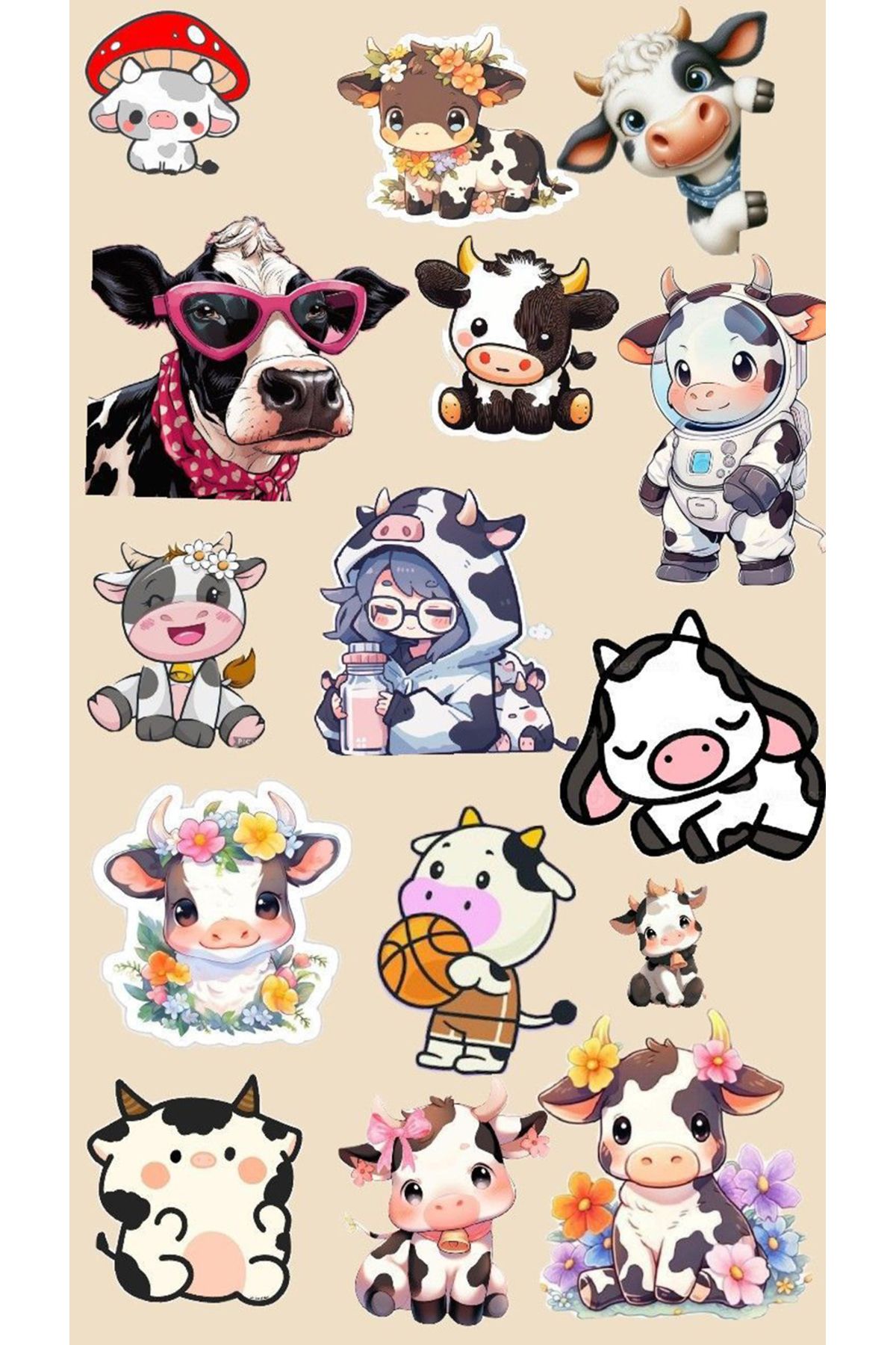 BK Design Anime Sticker Telefon Laptop Notebook Tablet Defter Matara Stiker Etiket ST1789