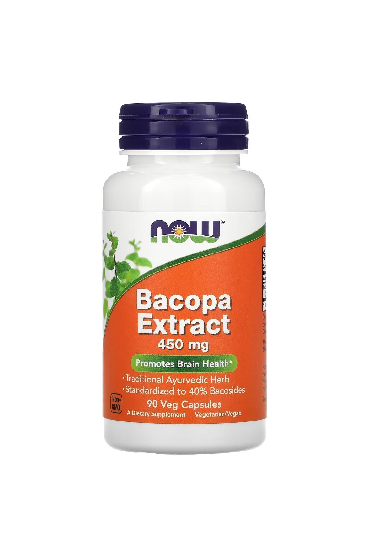 Now Foods, Bacopa Ayurveda Extract, 450 mg, 90 Veg Caps