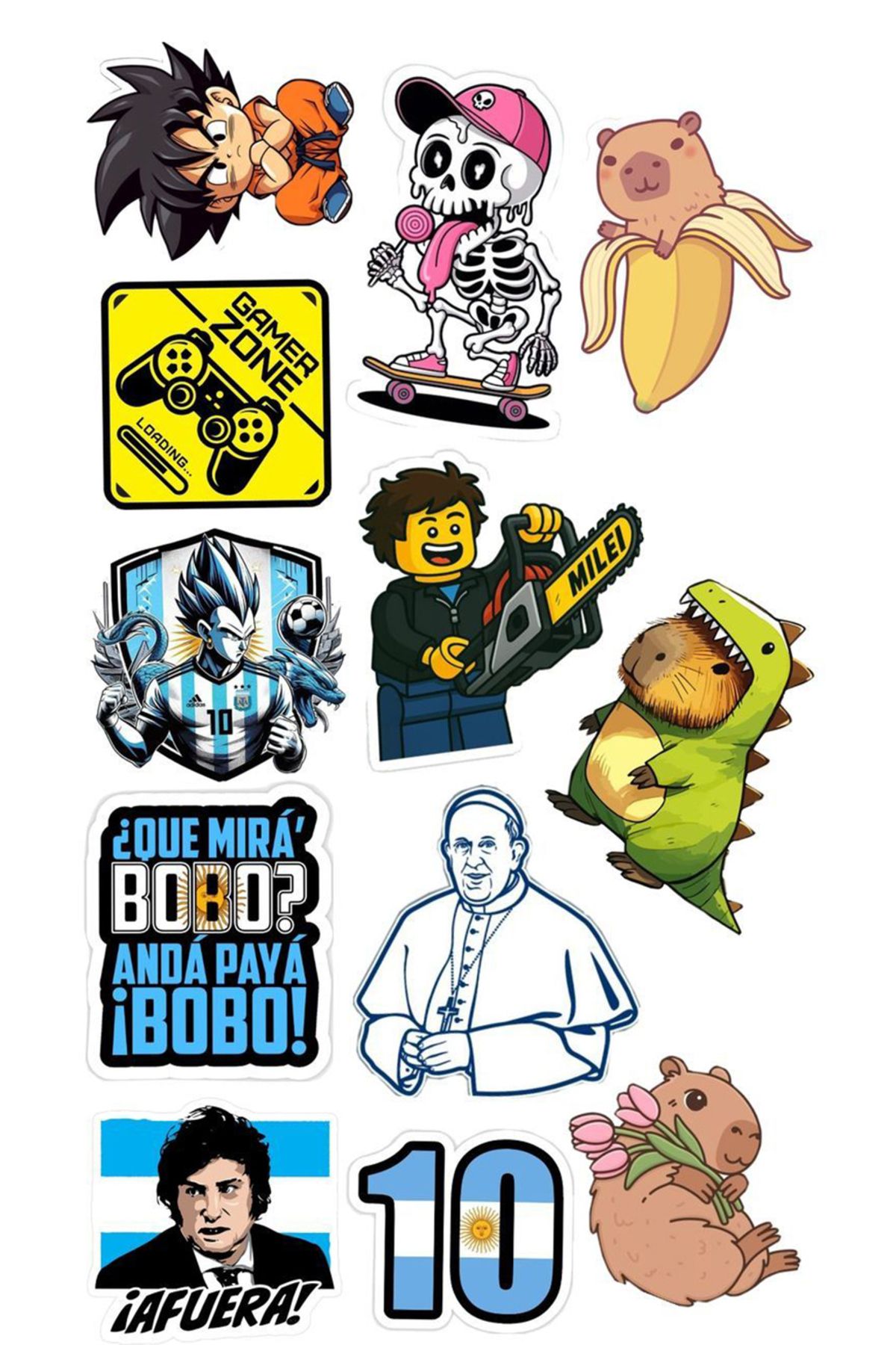 BK Design Y2K Sticker Telefon Laptop Notebook Tablet Defter Matara Stiker Etiket ST1734