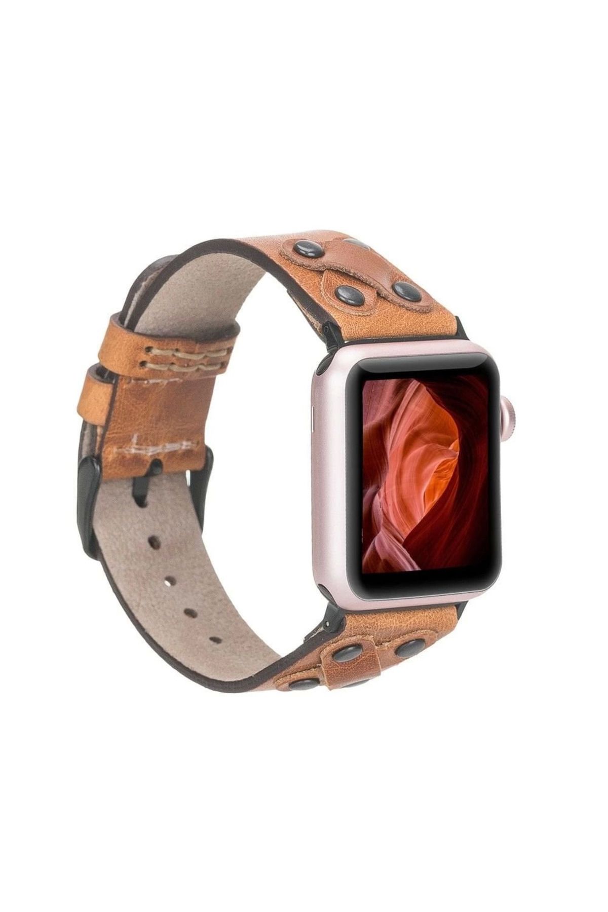 Angoravi Watch Uyumlu Deri Kordon Cross 42-44-45mm BT V18