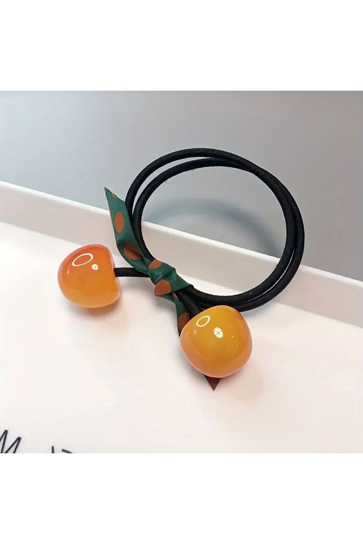 shop SEVİMLİ KİRAZ SAÇ TOKASI TURUNCU