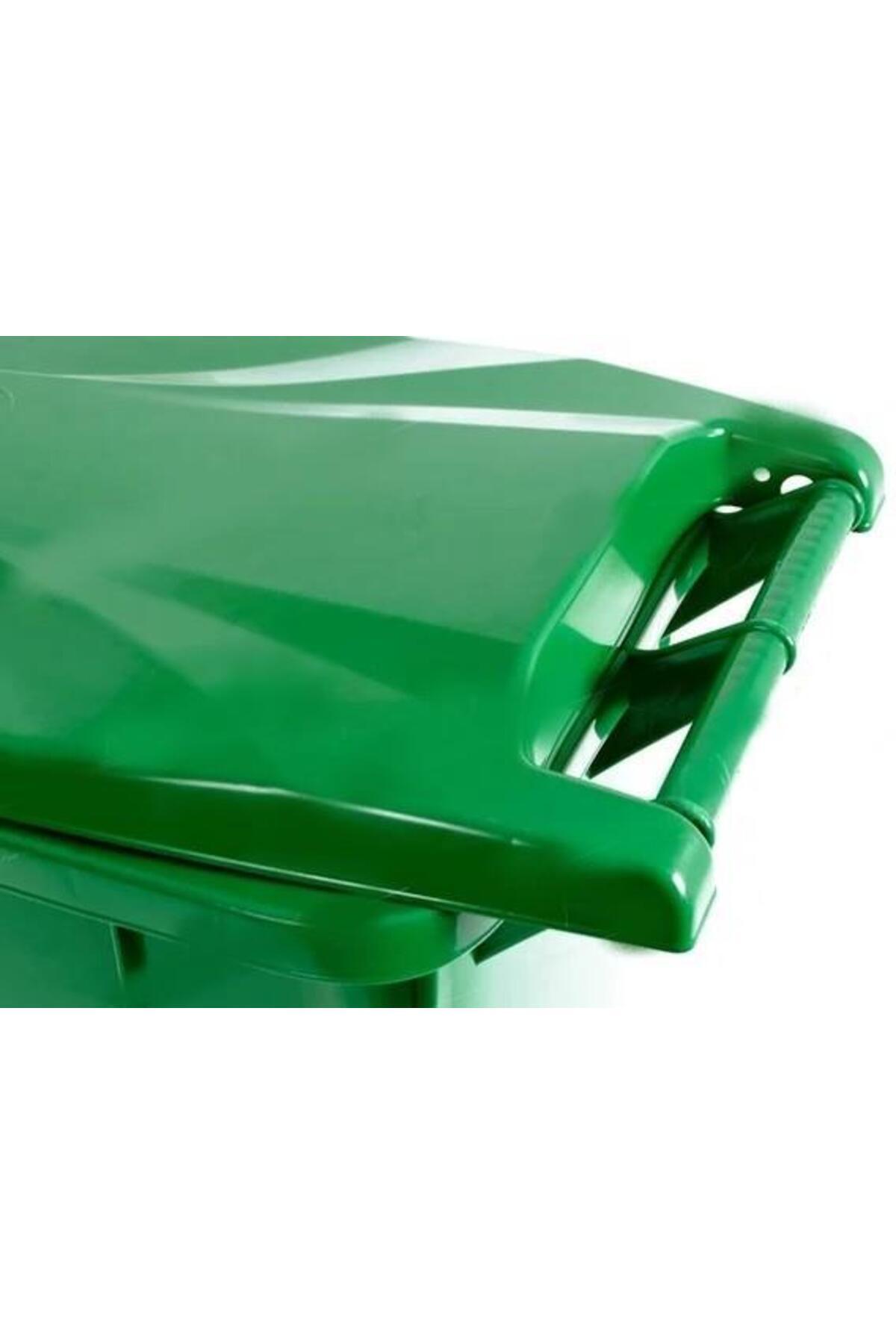 Omnipazar-Sy-6506 Eco Wheel Covered Plastic Garbage Container 120 Lt 4