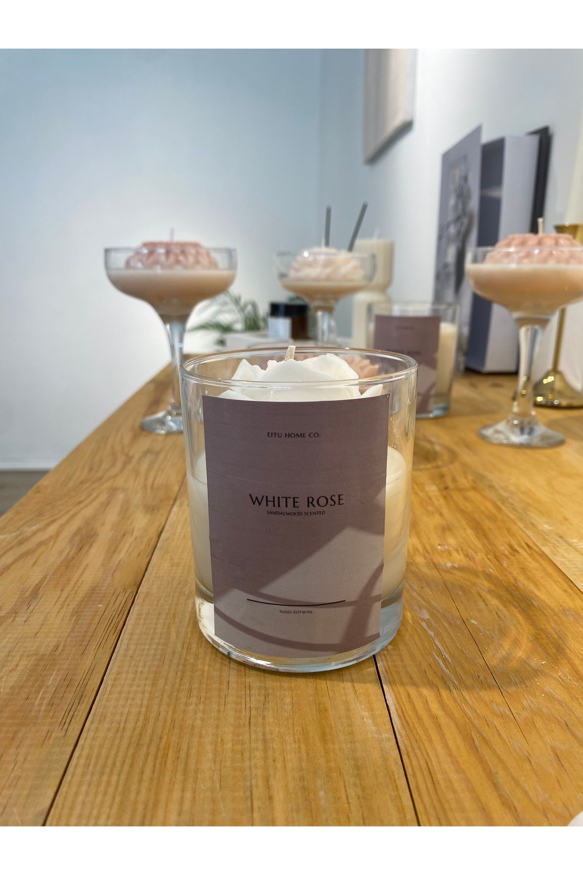 EFFU HOME COLLECTION White rose bardak mum