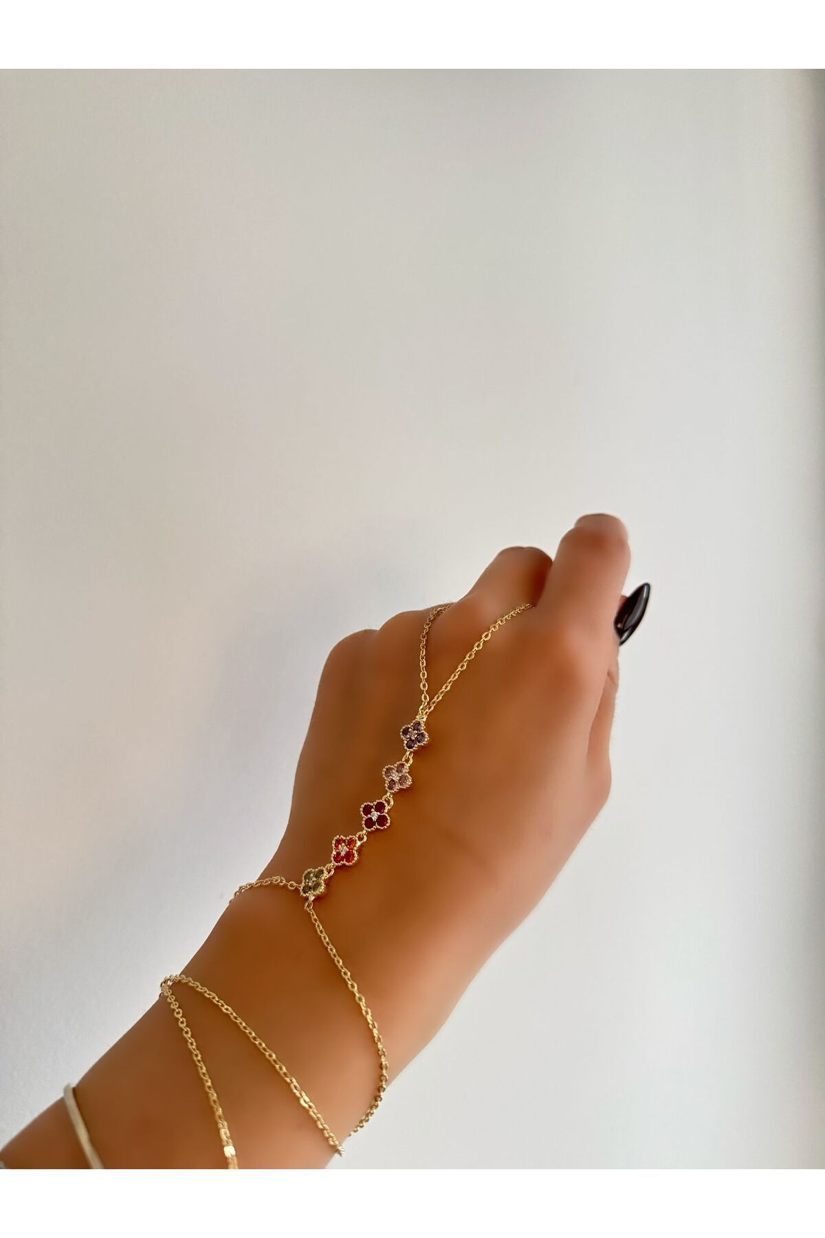 Dorsla Accessories Renkli Yonca Model Şahmeran