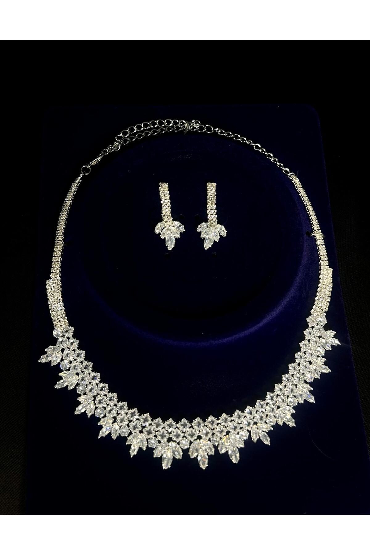 begonvil luxury Özel Tasarım Kolye Seti