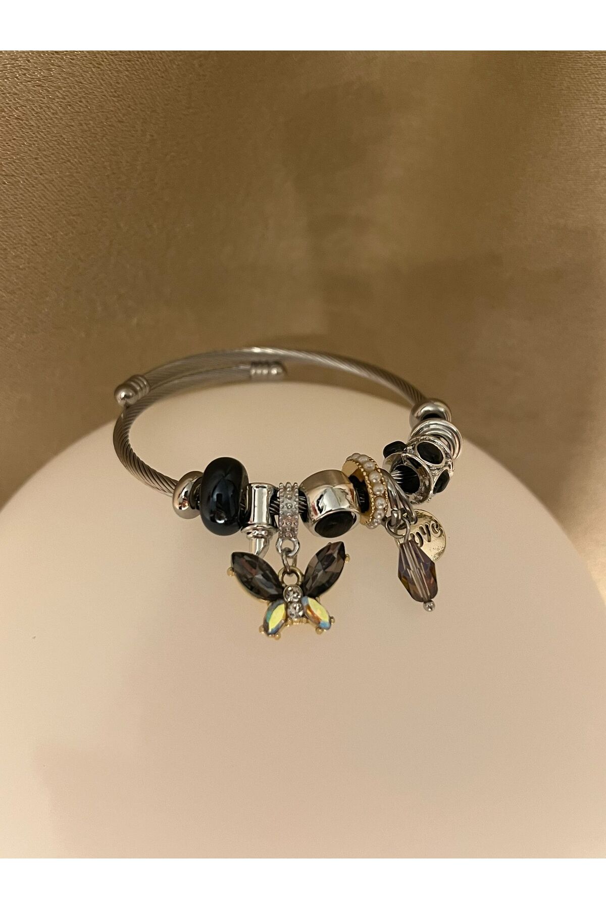 Dorsla Accessories Kelebek Charm Pand Model Bileklik