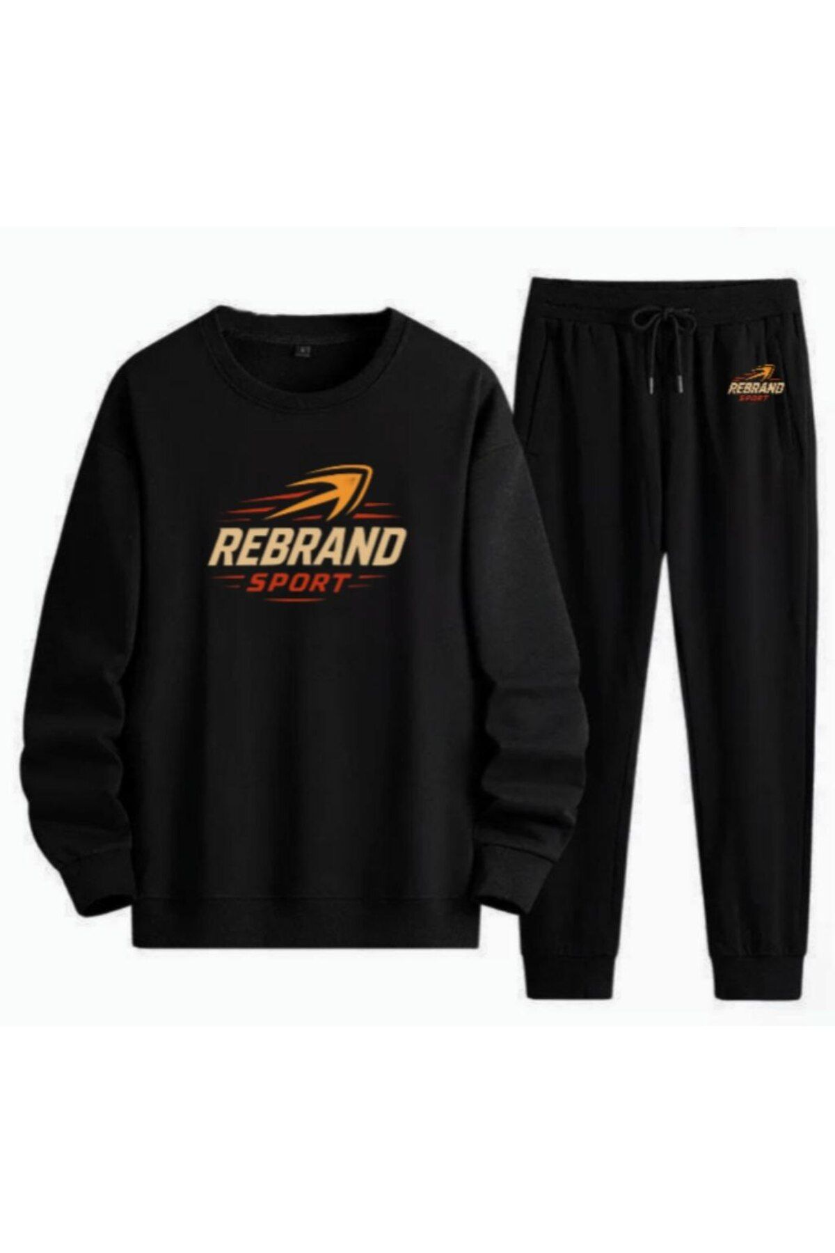 REBRAND sweatshirt takımı Baskılı Oversize