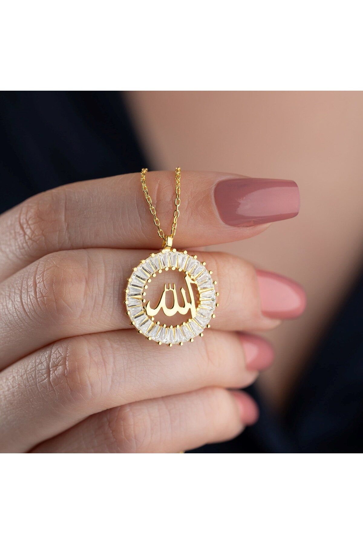 beonejewelry ALLAH TAŞLI KOLYE | 925 GÜMÜŞ