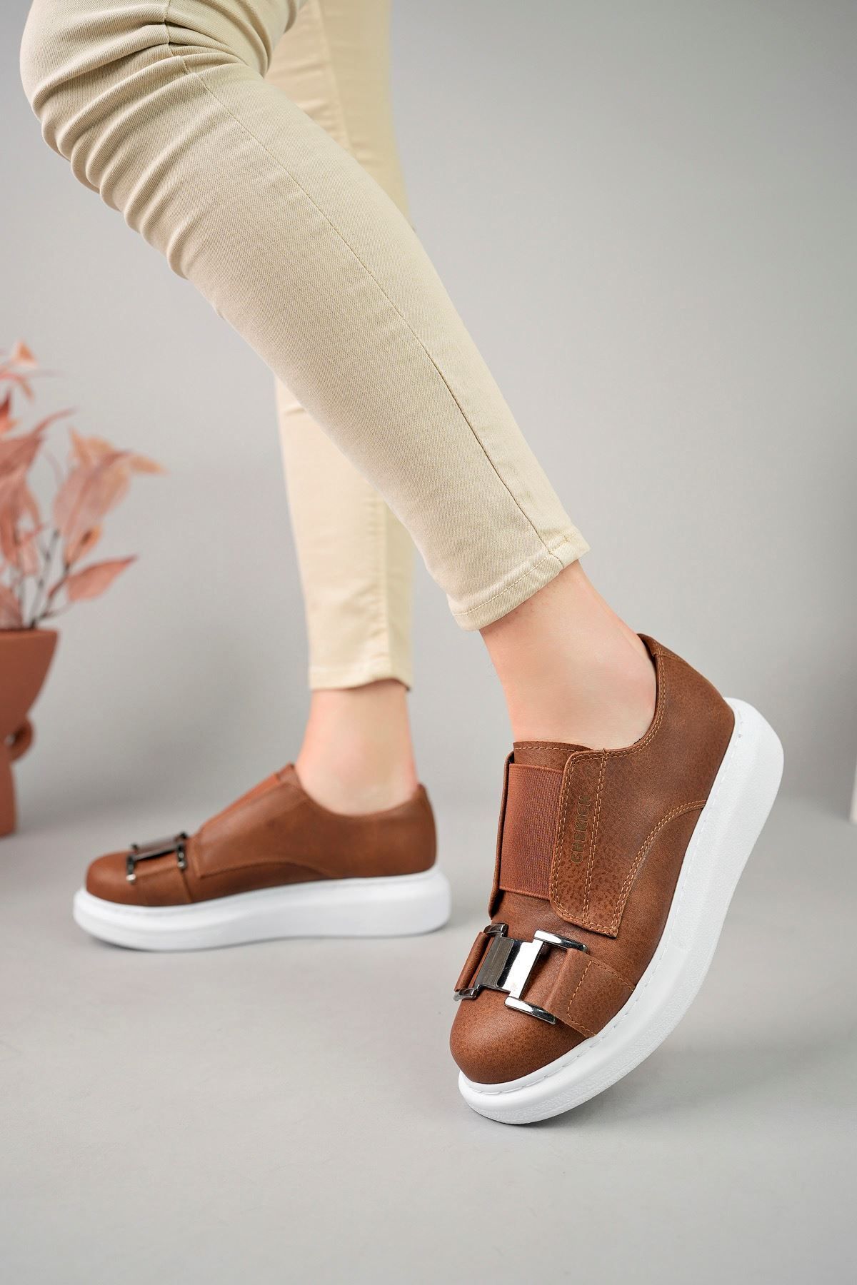 onlinebutik CH297 CBT Kadın Ayakkabı TABA
