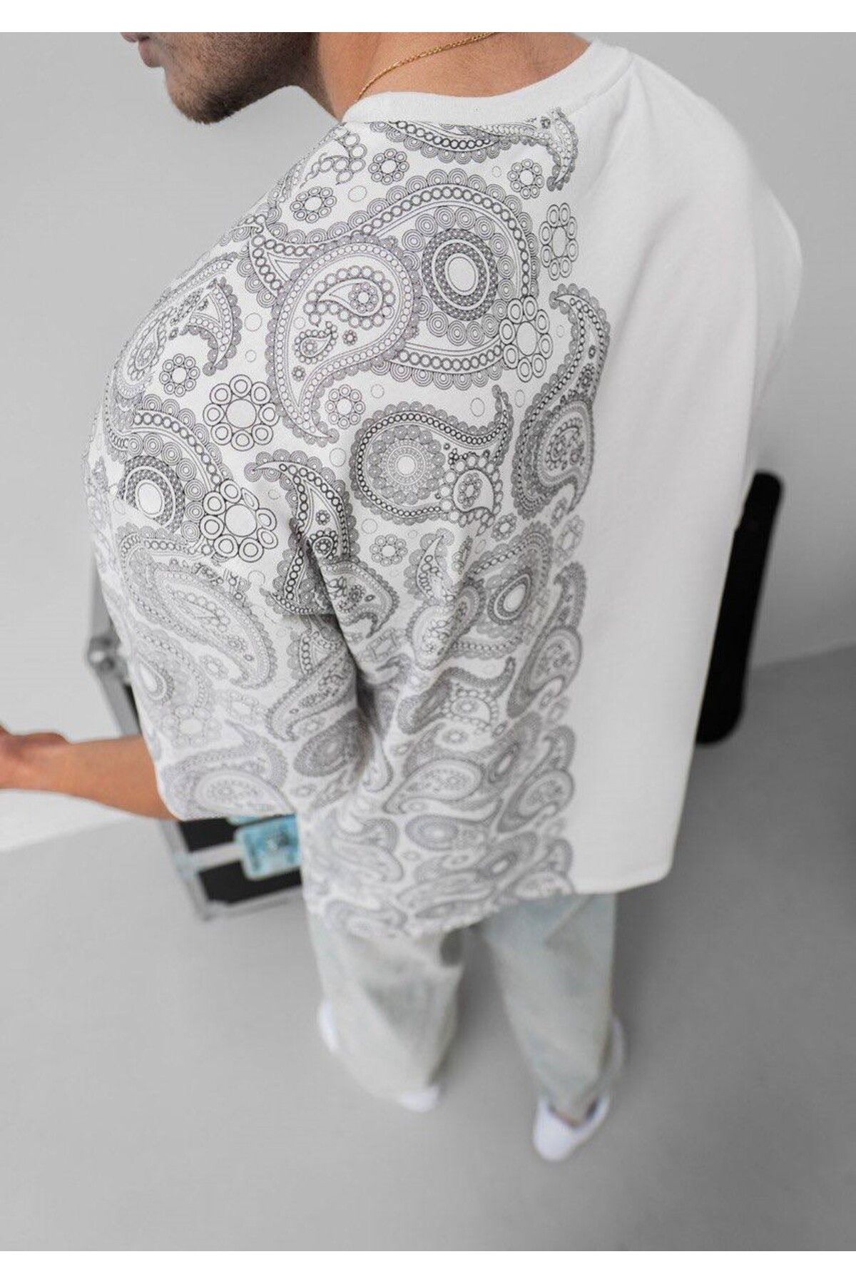 bergibo LAKOS KUMAŞ LİKRALI OVERSIZE TİŞÖRT - %100 KOMPAKT PENYE T-SHIRT