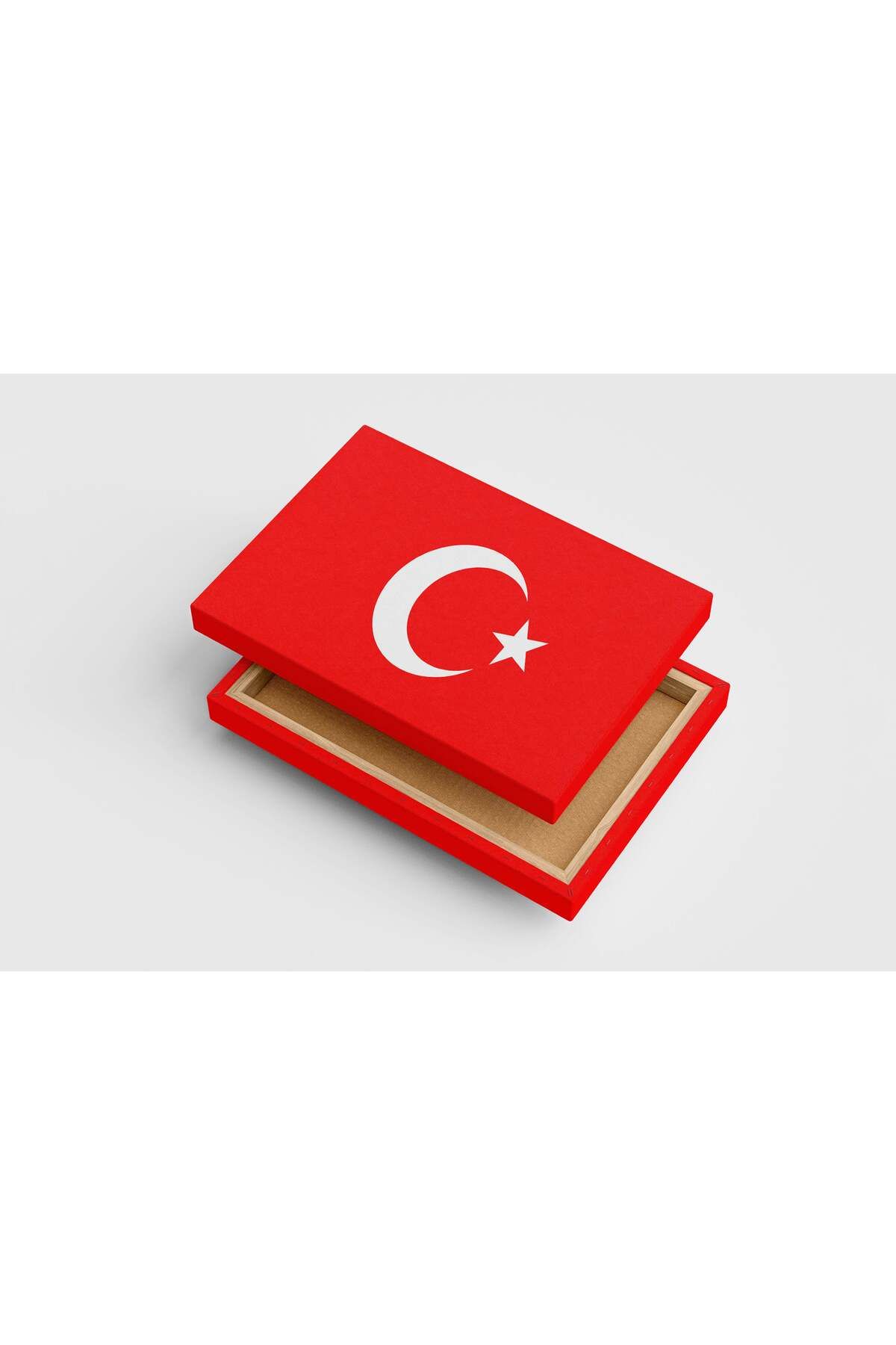 Wallivo Turkish flag model 2, art, kanvas tablo