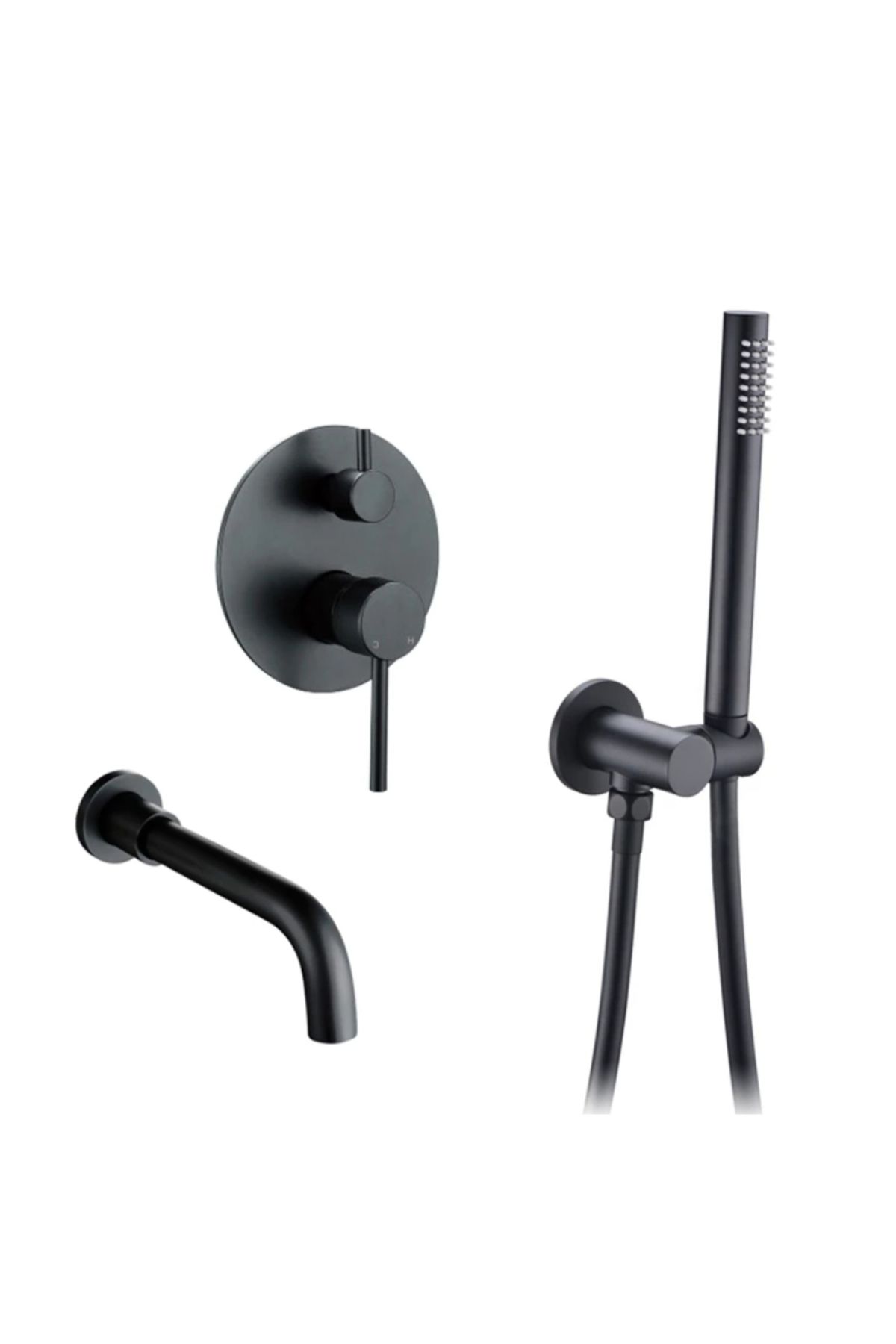 Blackswan Design Baterie Cada, Blackswan, Tip M68, Model Negru Mat, Dimensiune 22 Cm - One Size