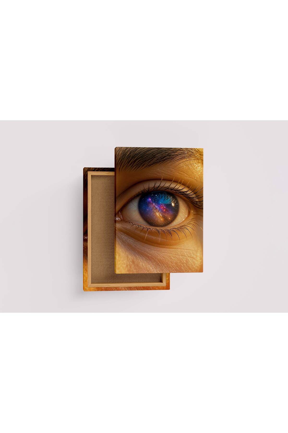 Wallivo ai creation, universe on eyes, ai art, art, kanvas tablo