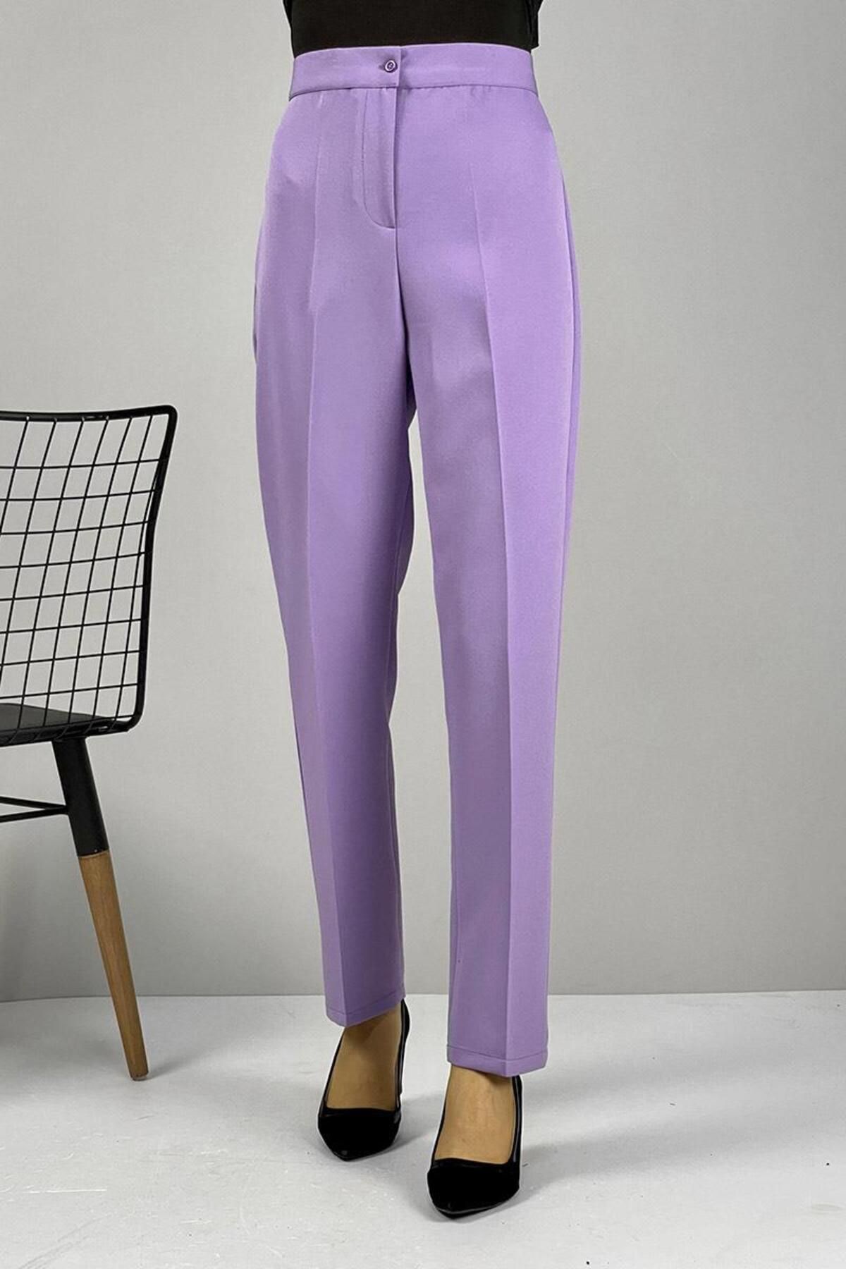 PuShe Moda Çizgi Pantolon