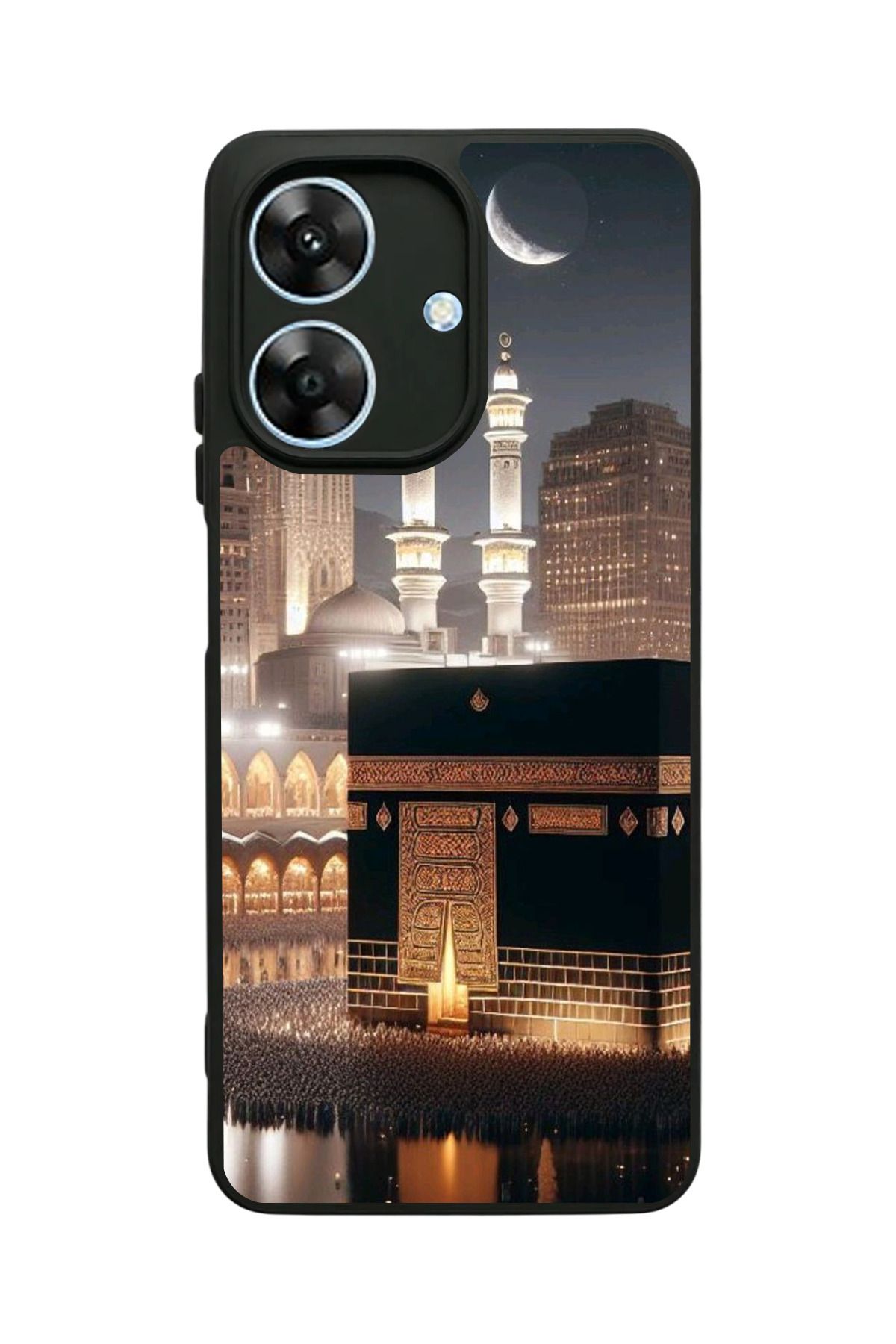 realme Note 60 Uyumlu Mat Siyah Kılıf – Yumuşak Silikon, Koruyucu, Şok Emici Kapak