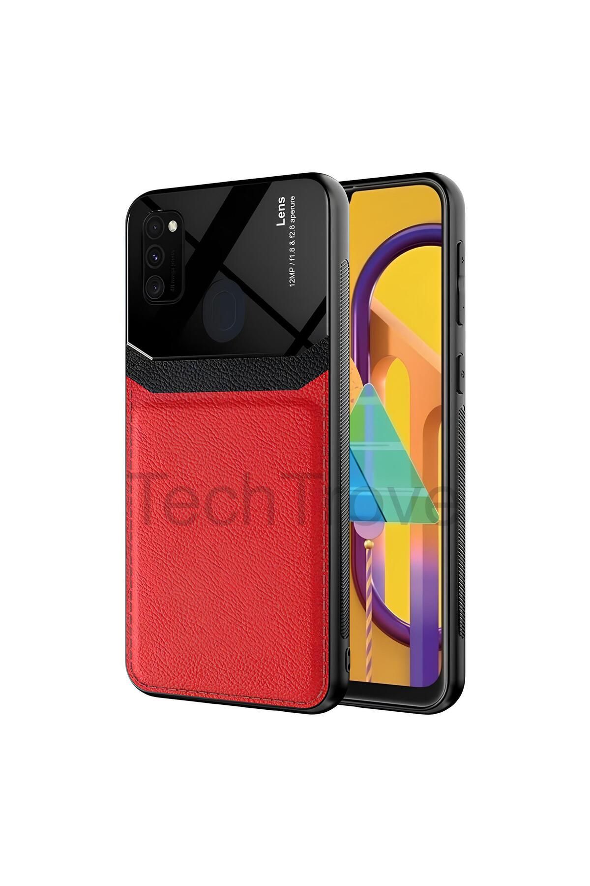 Hatreds Galaxy M30S Kılıf Derili Dizayn Yeni Tasarım Soft Elde Kaymayan Kılıf