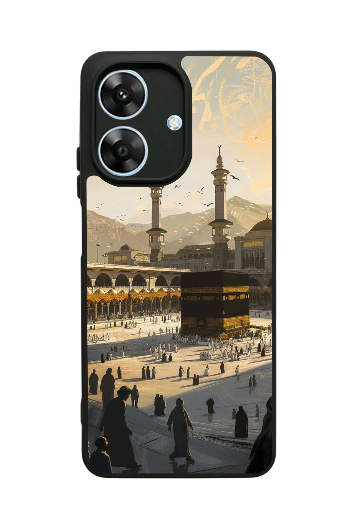realme Note 60 Uyumlu Mat Siyah Kılıf – Yumuşak Silikon, Koruyucu, Şok Emici Kapak