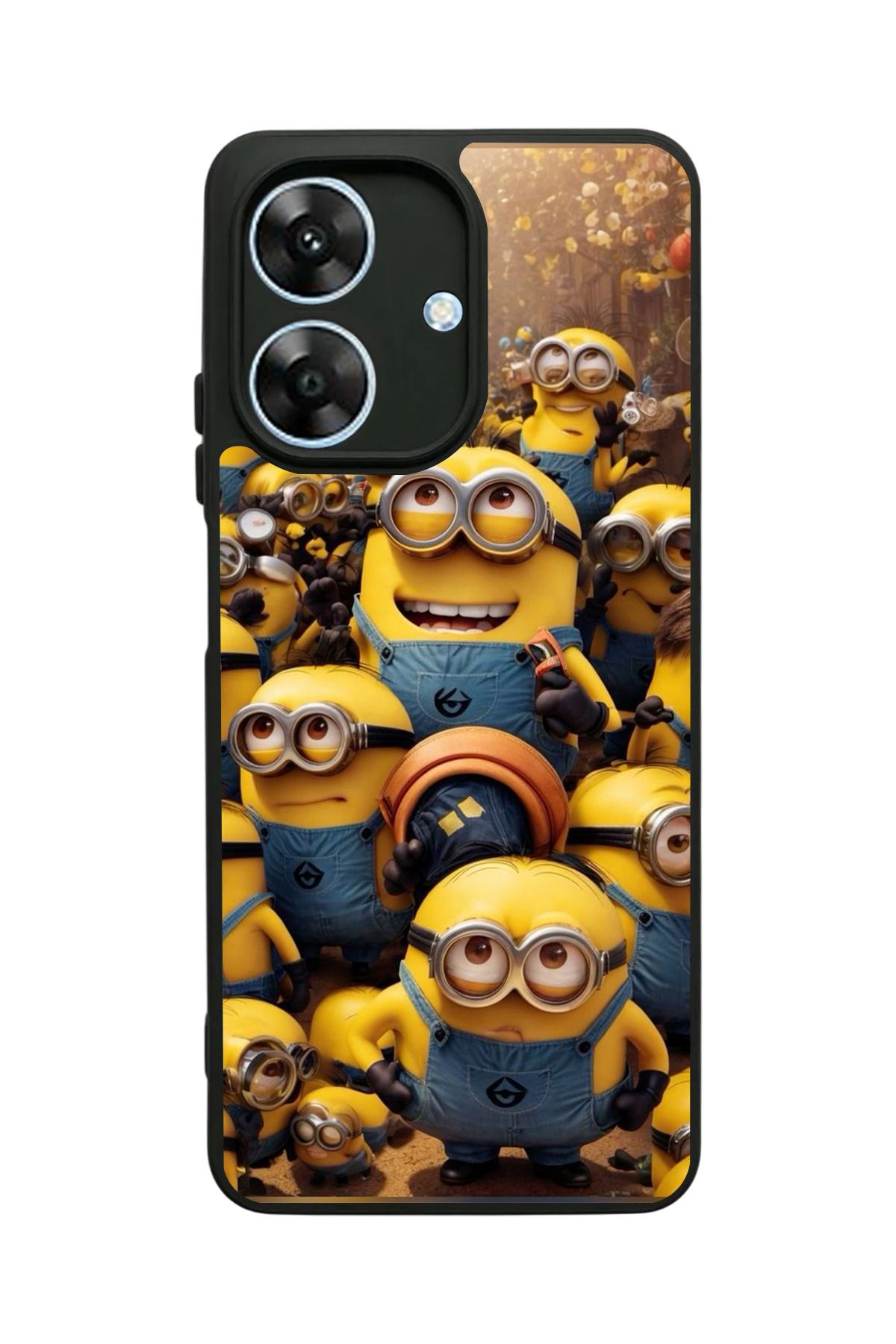 realme Note 60 Uyumlu Mat Siyah Kılıf – Yumuşak Silikon, Koruyucu, Şok Emici Kapak