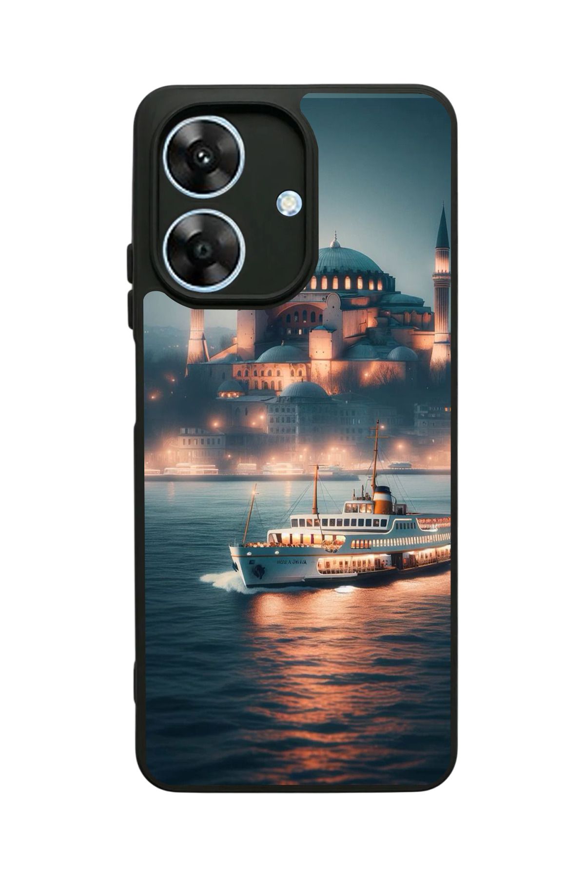 realme Note 60 Uyumlu Mat Siyah Kılıf – Yumuşak Silikon, Koruyucu, Şok Emici Kapak