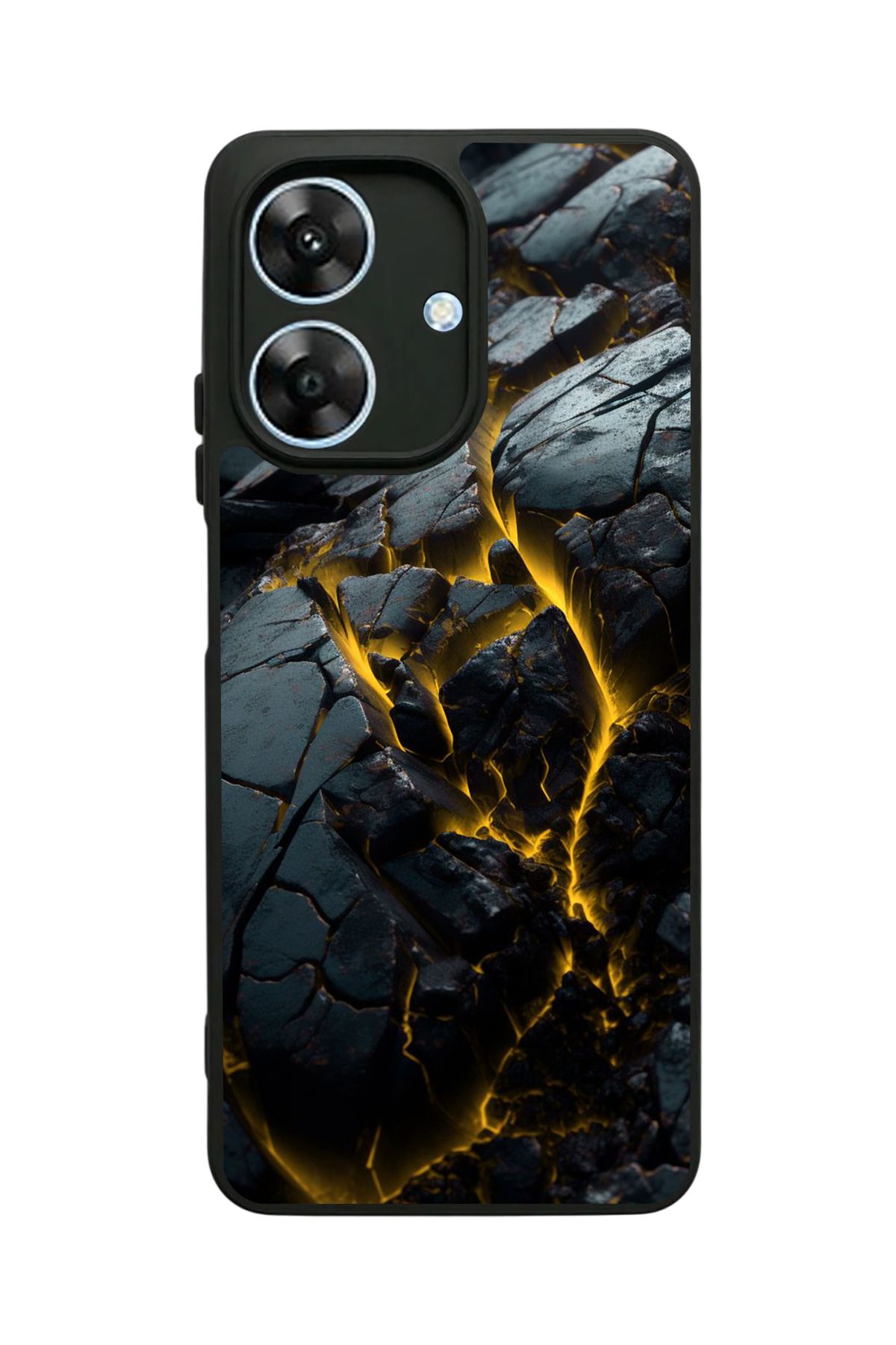 realme Note 60 Uyumlu Mat Siyah Kılıf – Yumuşak Silikon, Koruyucu, Şok Emici Kapak