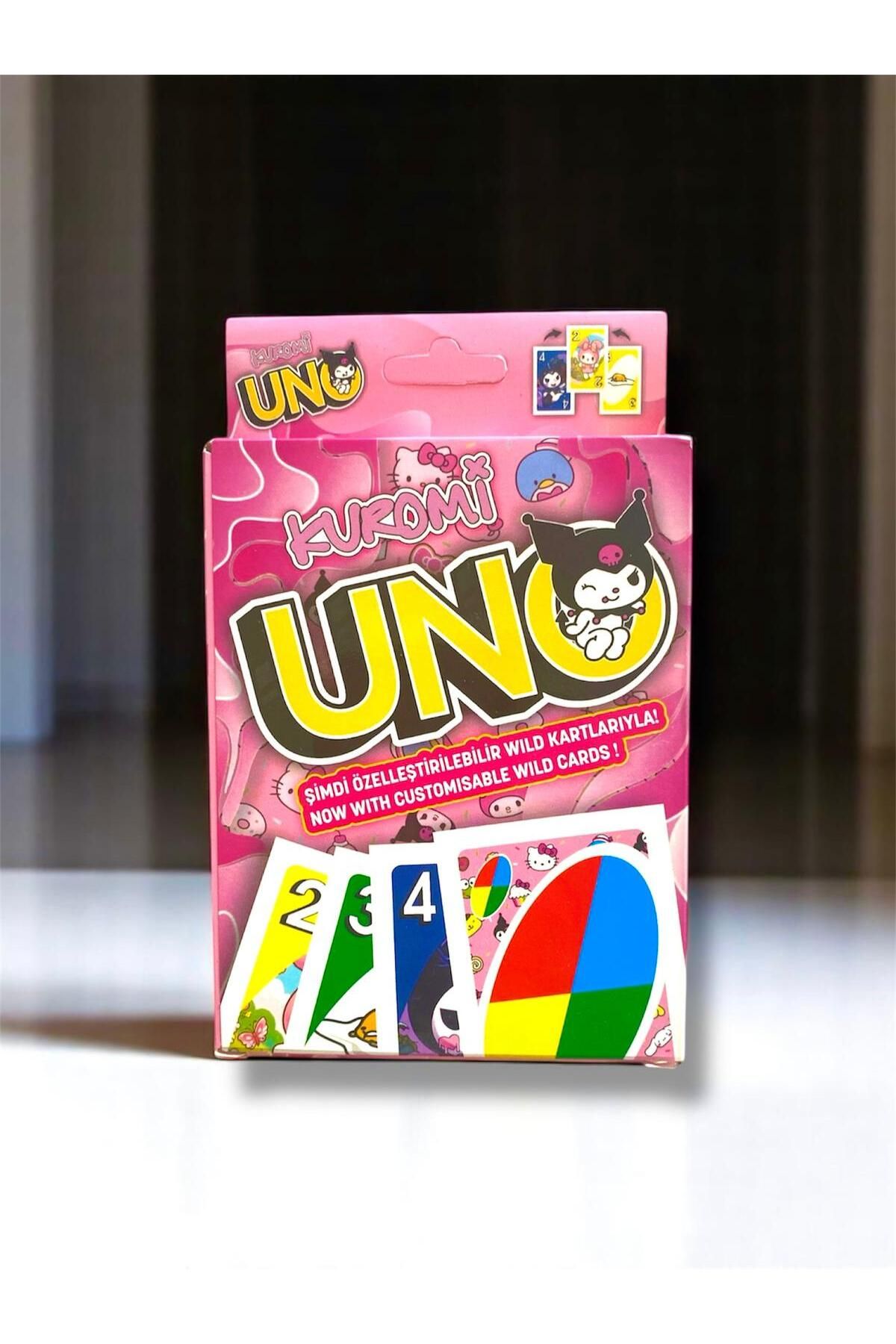 Luzay Kuromi Oyun Kartları 110 Adet Hello Kitty Baskılı Eğlence Kartı Sanrio Karakter Kartları