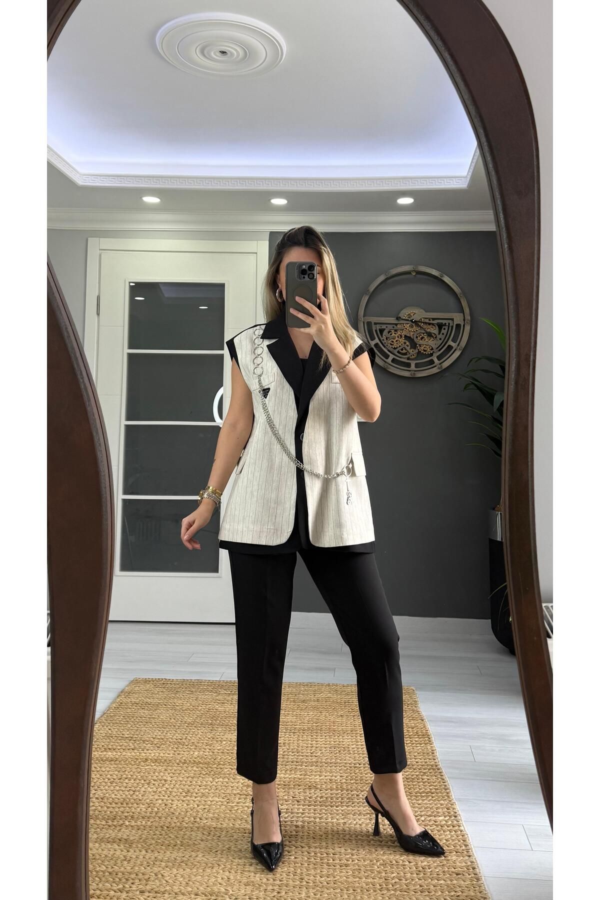 SEVİNÇ GÜNGÖR Zr model kumaş pantalon