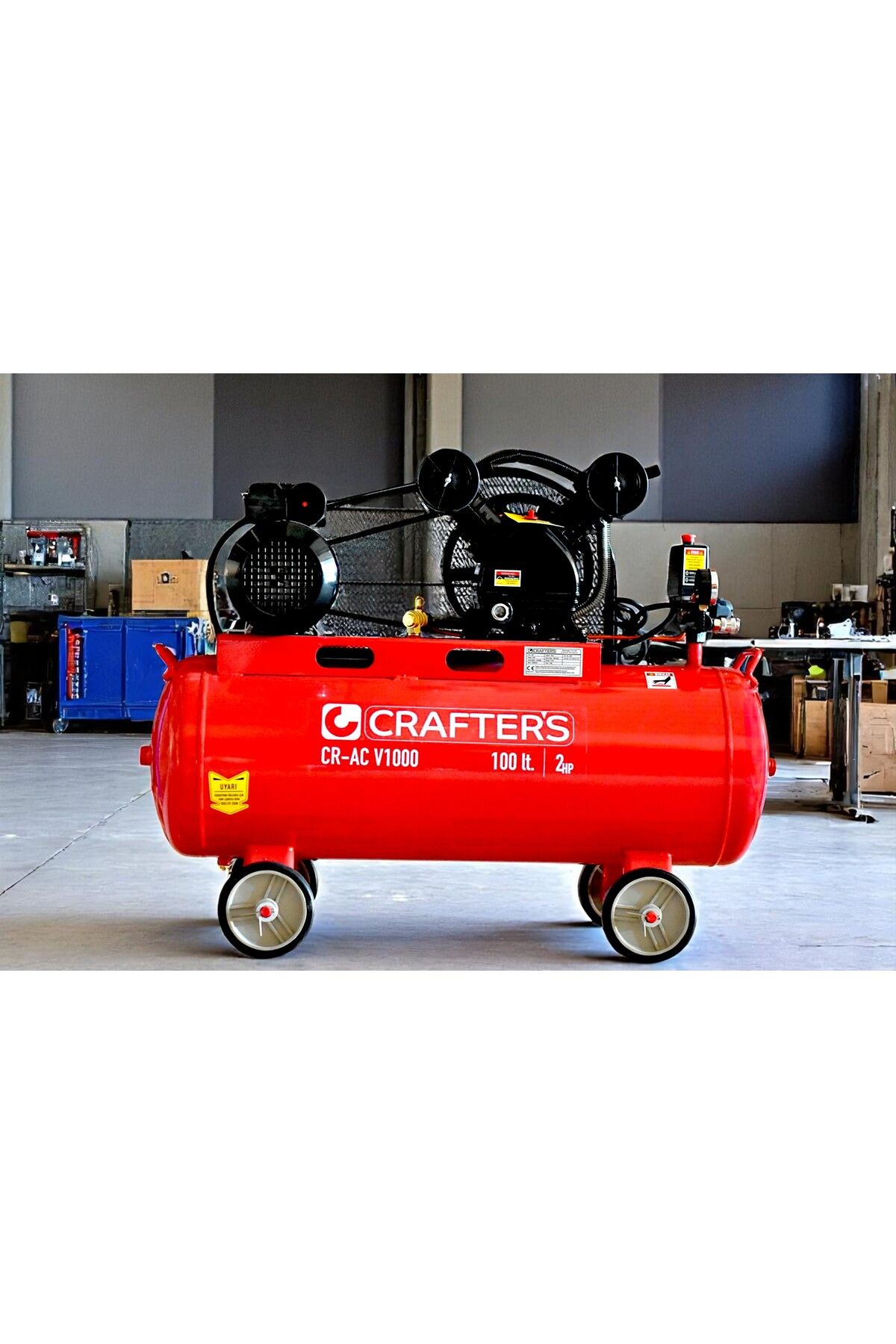 HIRDAVATENDÜSTRİ CRAFTERS CR-AC V1000 100 LT HAVA KOMPRESÖRÜ 2,0 HP