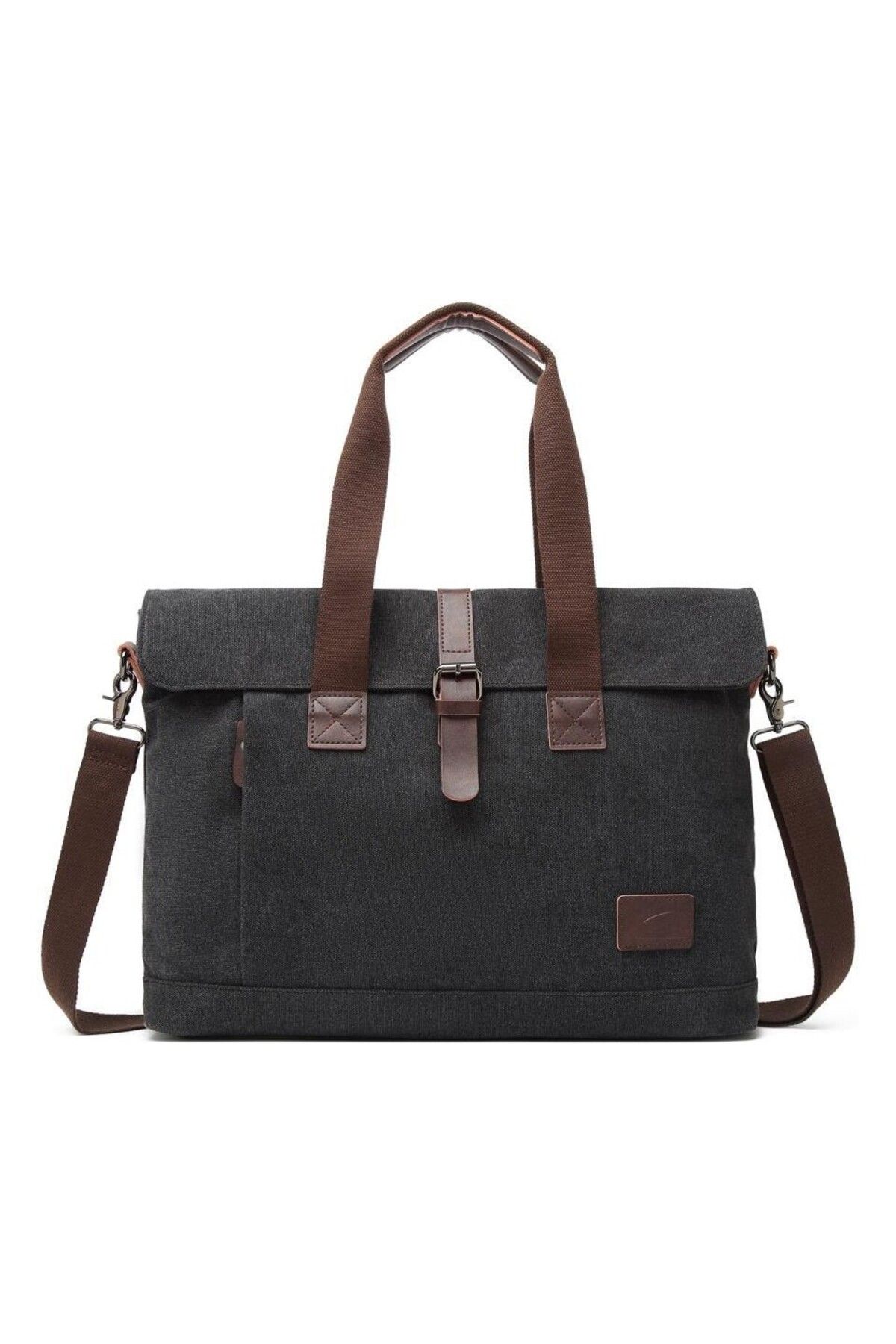 SMART BAGS C-Active Su Geçirmez Omuz Askılı Kanvas Evrak Çantası