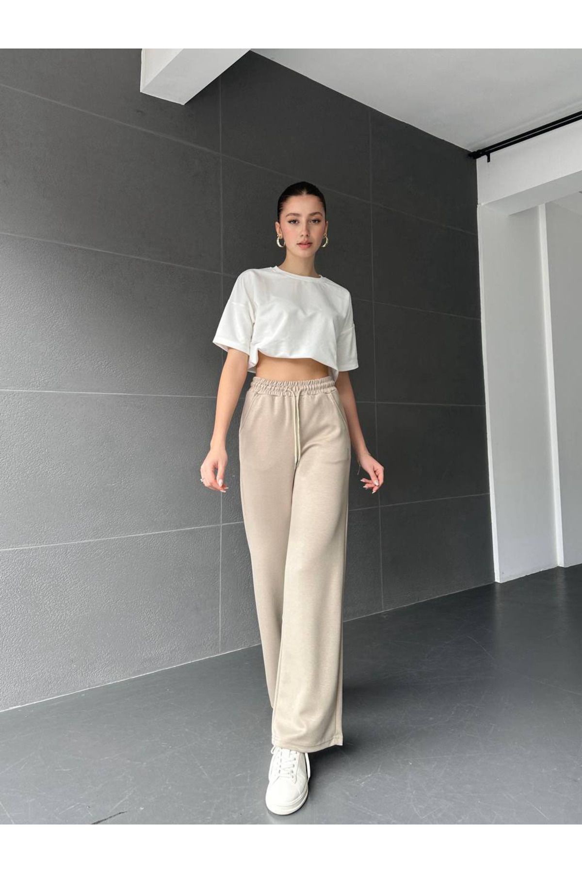 HR Collection Modal Palazzo Kadın Pantolon