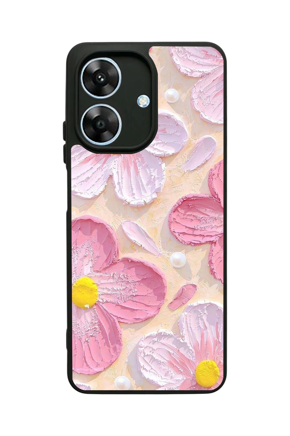 realme Note 60 Uyumlu Mat Siyah Kılıf – Yumuşak Silikon, Koruyucu, Şok Emici Kapak