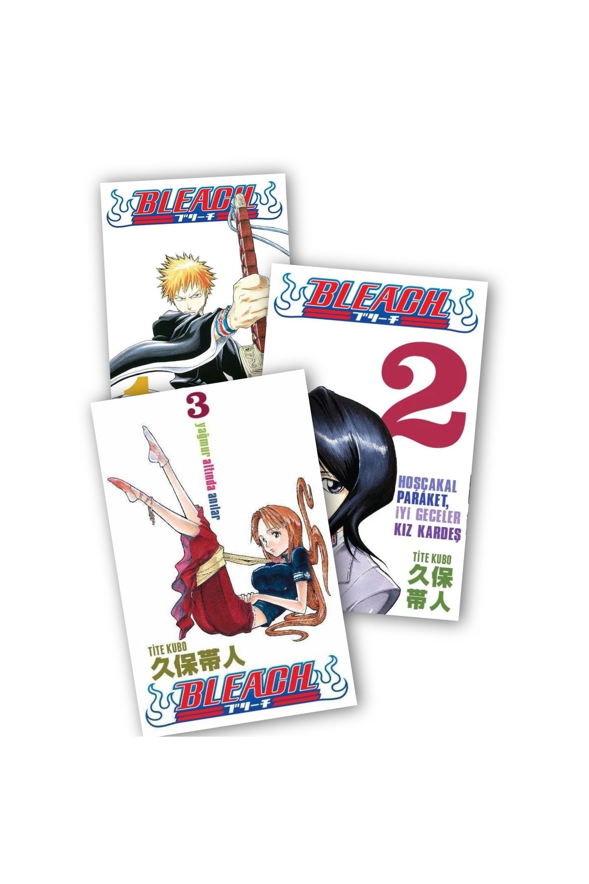 Gerekli Şeyler Yayıncılık Bleach 1-2-3. Ciltler 3 lü Manga Seti
