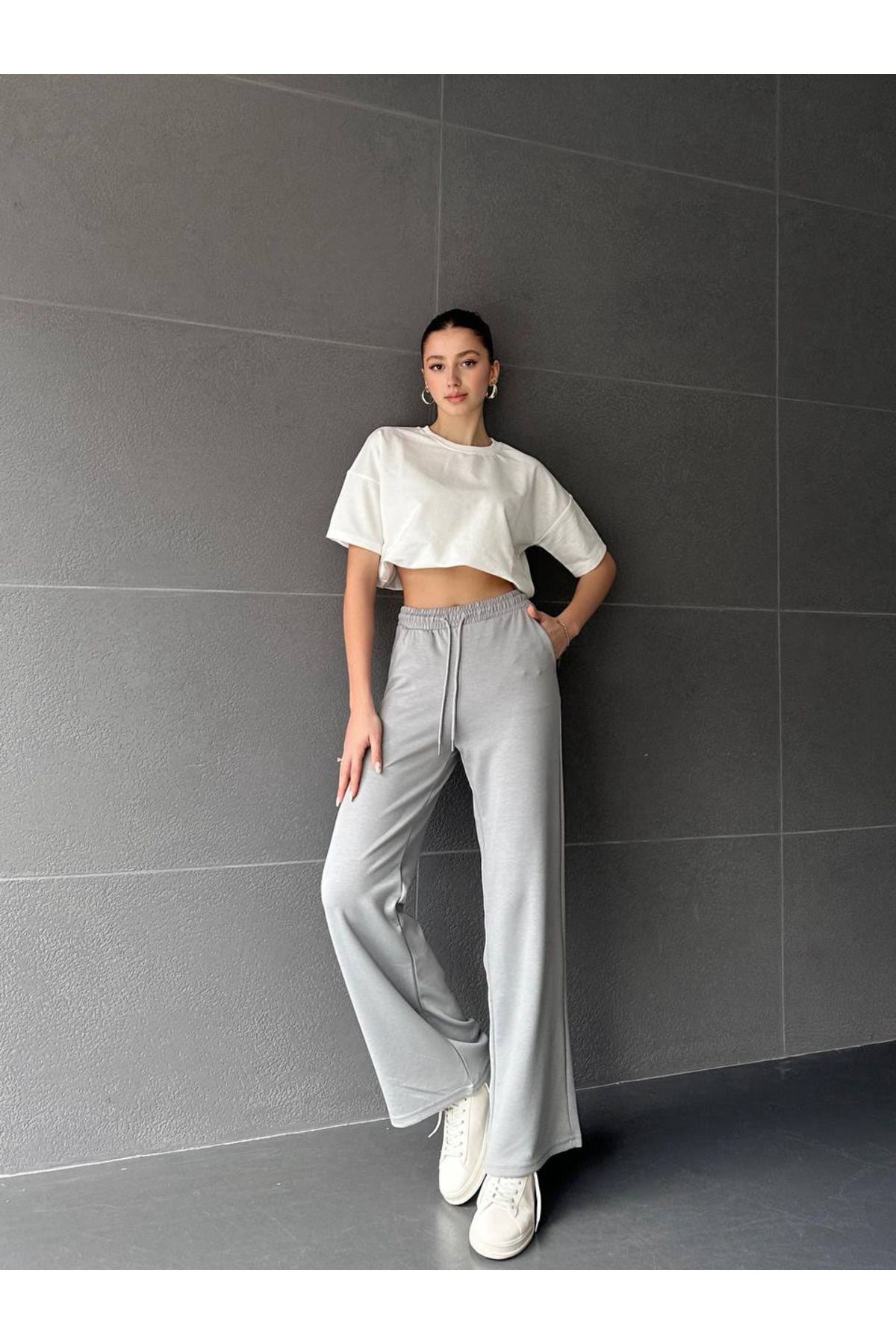 HR Collection Modal Palazzo Kadın Pantolon