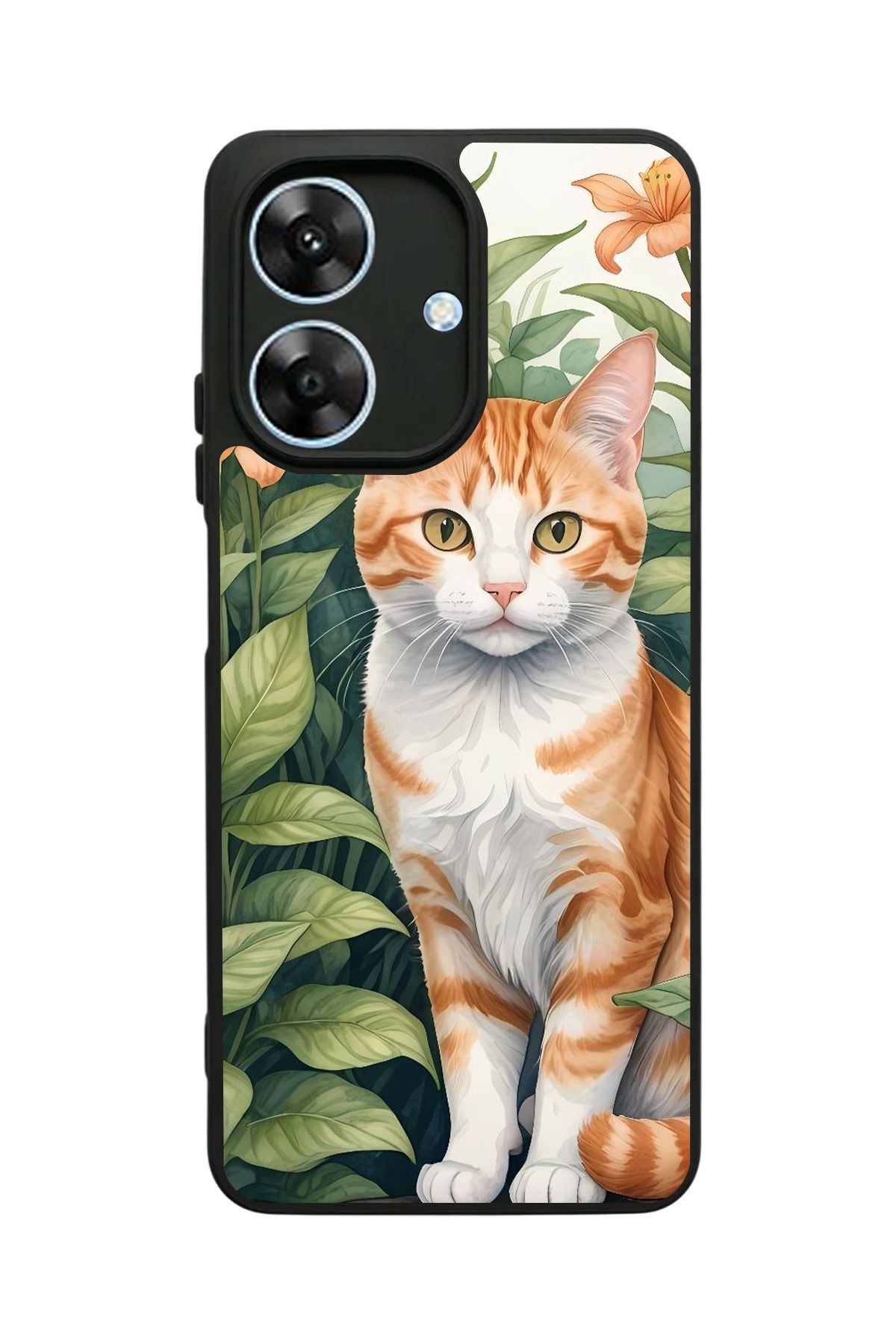 realme Note 60 Uyumlu Mat Siyah Kılıf – Yumuşak Silikon, Koruyucu, Şok Emici Kapak