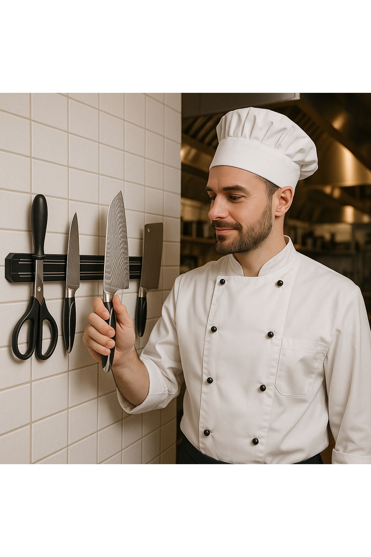 Veliday Umeraș Pentru Cuțite Magnetic Suport Pentru Cuțite Suport Pentru Cuțite Suport Pentru Cuțite Magnet Puternic De 55 Cm - One Size