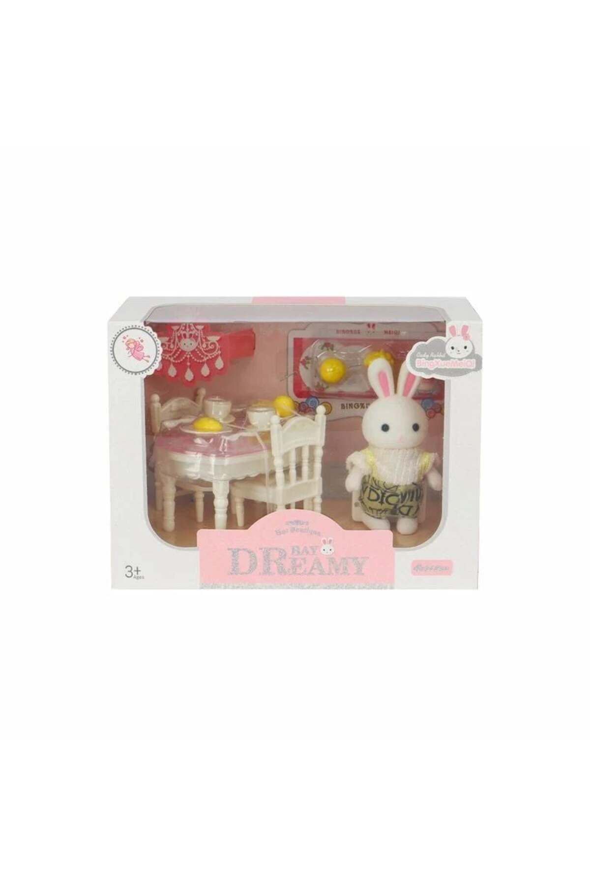 Bay Dreamy Mini Tavşan Aksesuarlı Yemek Masası Seti