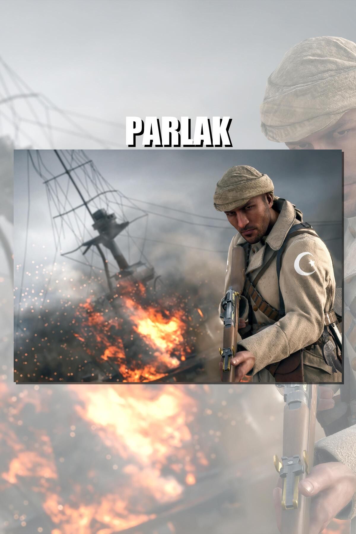 CALLWOOD Battlefield Çerçevesiz Oyun Posteri - Duvar Kağıdı Yüksek Kaliteli Baskı