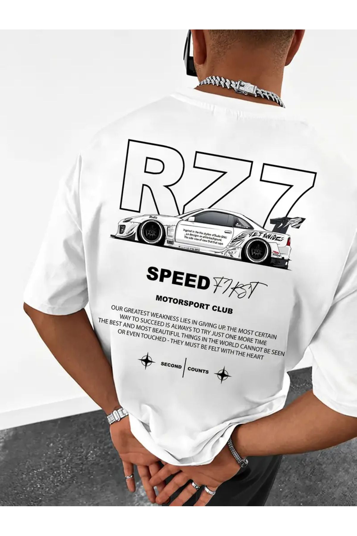 Racıng Tokyo Racing Tasarım RACING %100 Pamuklu Premium T-Shirt