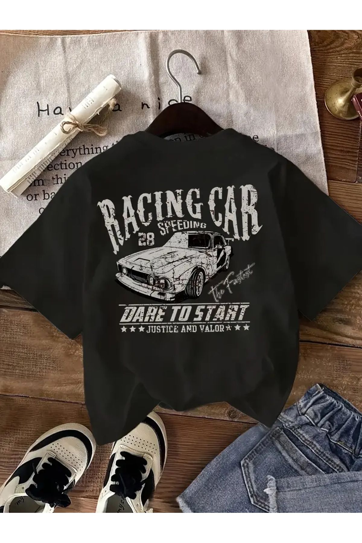 Racıng Tokyo Racing Tasarım RACING %100 Pamuklu Premium T-Shirt
