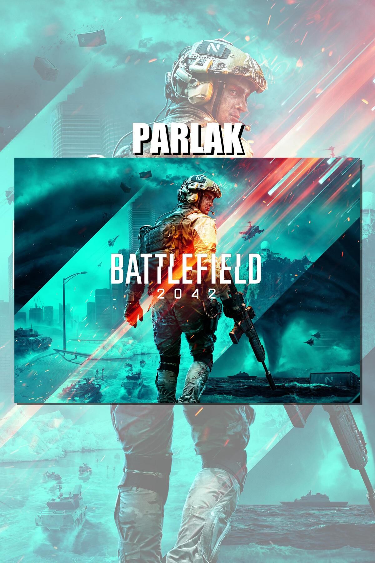 CALLWOOD Battlefield Çerçevesiz Oyun Posteri - Duvar Kağıdı Yüksek Kaliteli Baskı