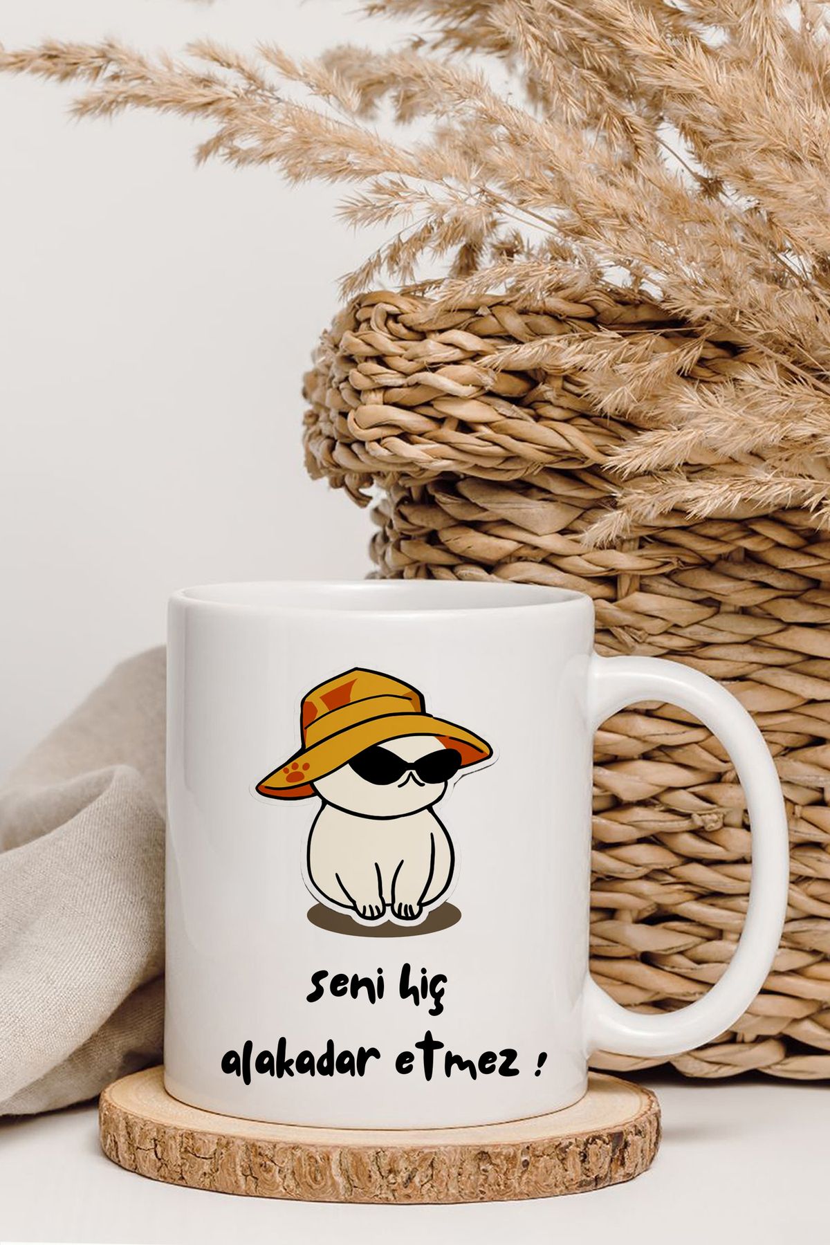 shop Seni Hiç Alakadar Etmez Kedi Tasarım Kupa