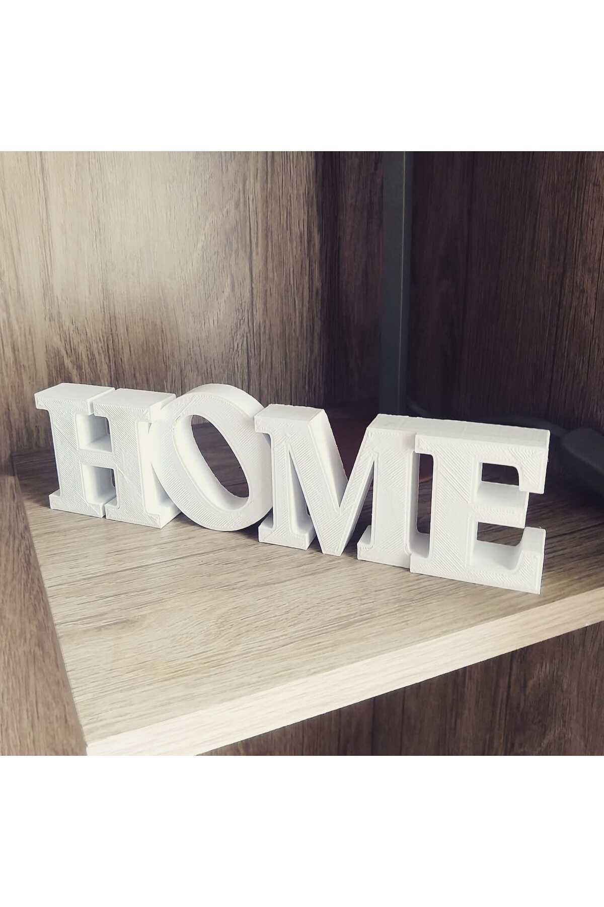 3D Home Yazılı Dekoratif Biblo – Masaüstü Dekor