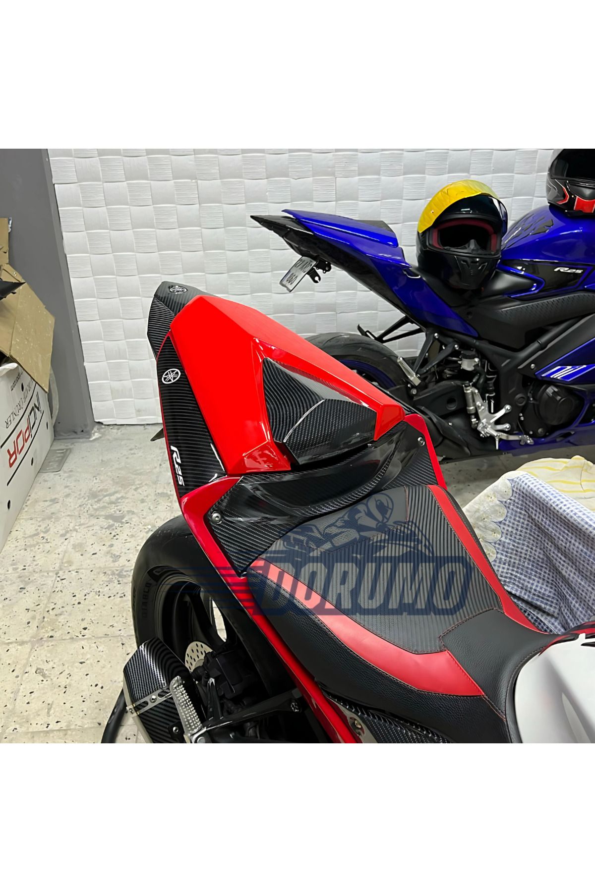Dorumo Moto R25&R3&MT25 Mono Kapak Kırmızı
