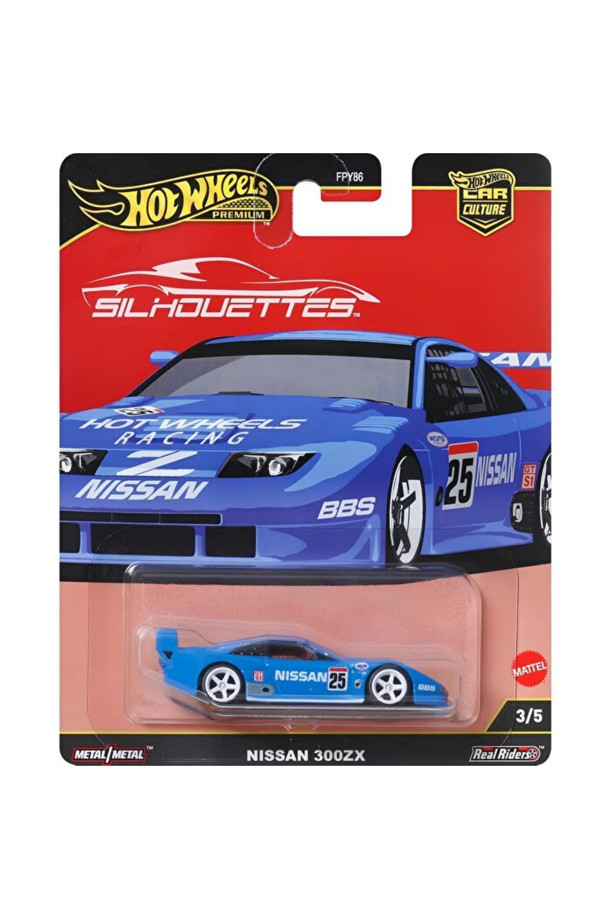 HOT WHEELS Premium Car Culture Silhouettes Nissan 300ZX FPY86